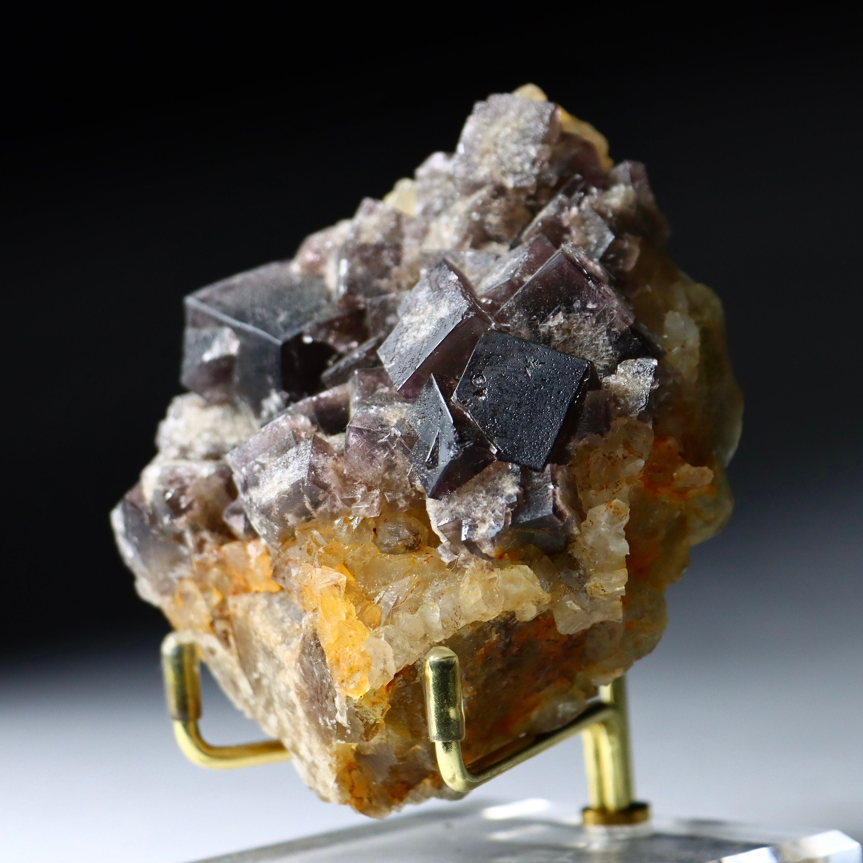 Color Changing Fluorite | Rogerley Fluorite Diana Maria Mine Fluorite Crystal Natural Fluorite Cluster Cubic Fluorite UV Reactive Fluorite