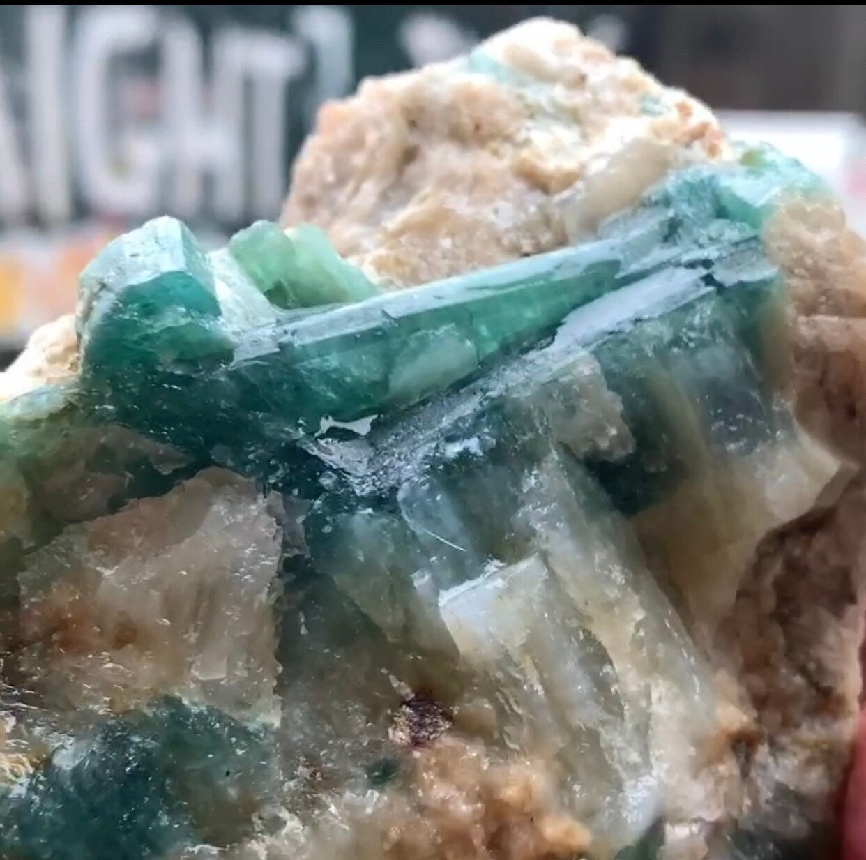 Natural Grandidierite Crystal | Extremely Rare Mineral Specimen from Southern Madagascar