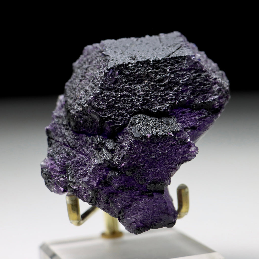 Italian Etched Octahedral Fluorite | Natural Fluorite Crystal Fluorite Gemstone Raw Fluorite Fluorite Healing Crystal Mineral Specimen