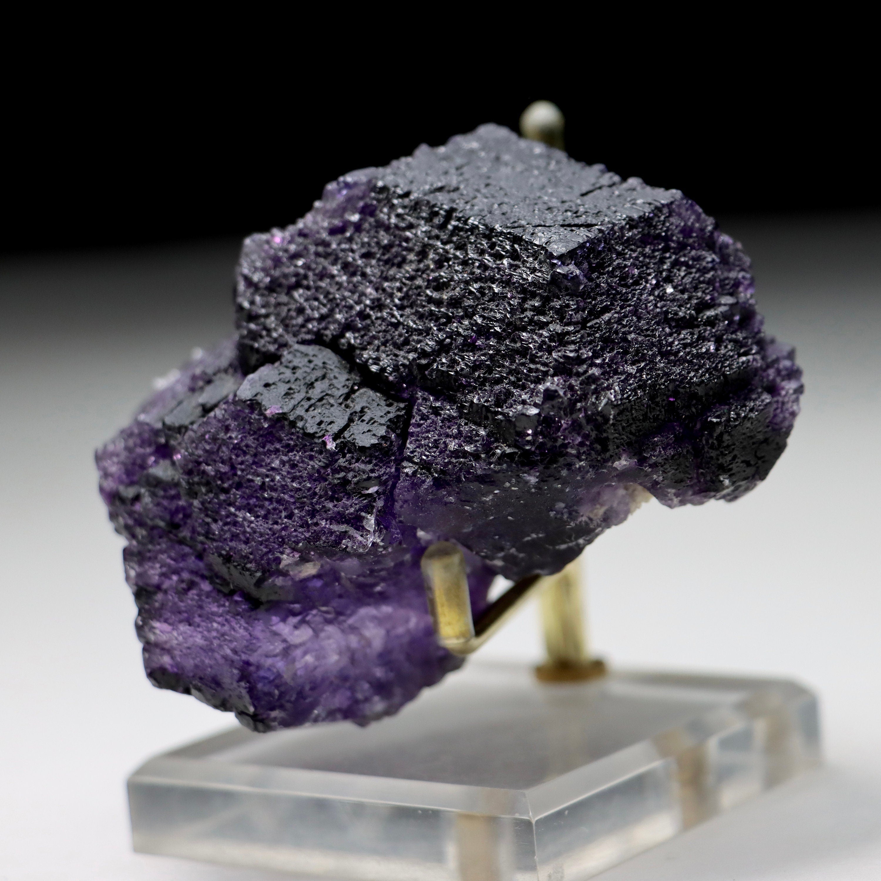 Italian Etched Octahedral Fluorite | Natural Fluorite Crystal Fluorite Gemstone Raw Fluorite Fluorite Healing Crystal Mineral Specimen