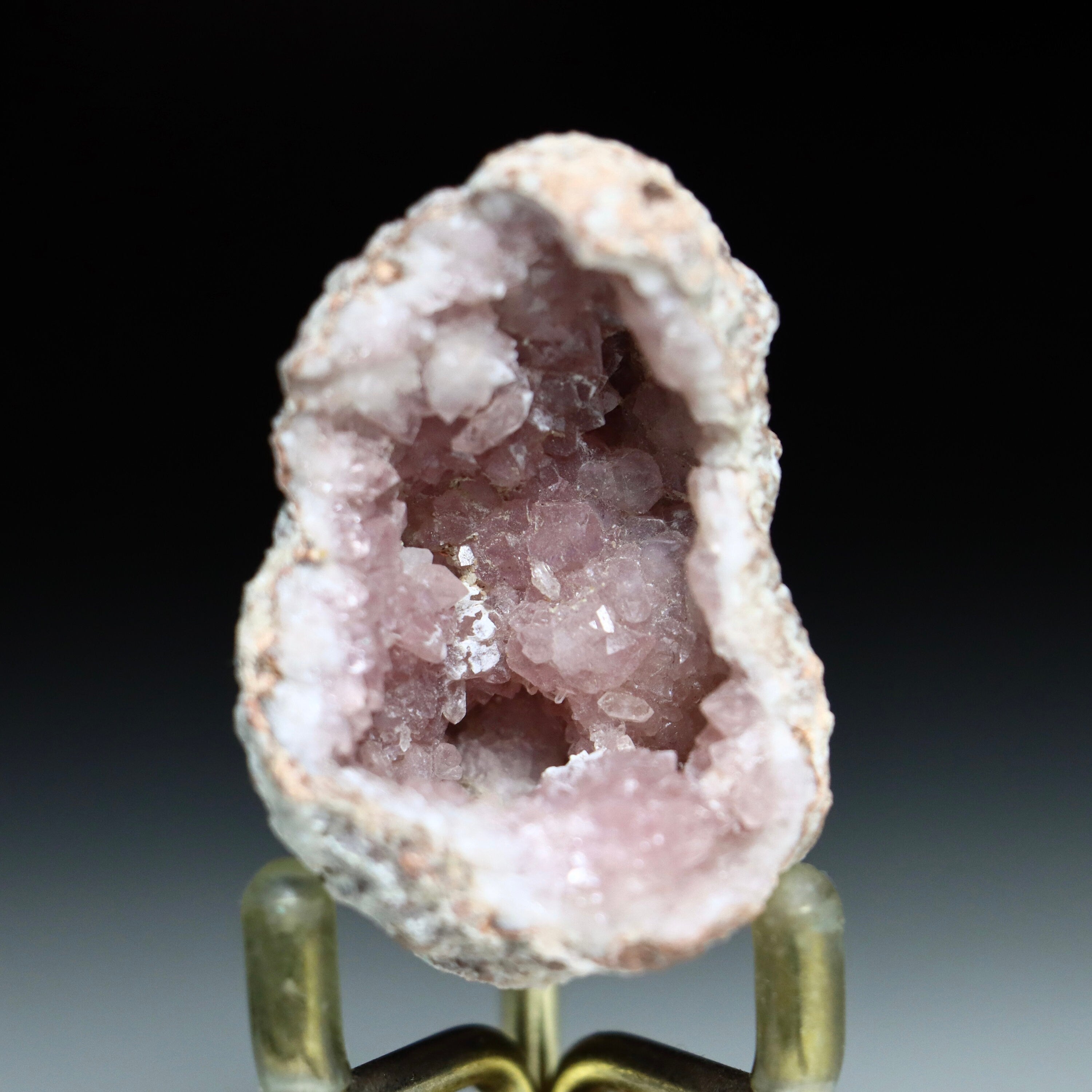 Pink Amethyst w/ Hematite Geode | Natural Amethyst Cluster Raw Crystal Specimen Amethyst Quartz Crystal Healing Crystal Geode Quartz Geode