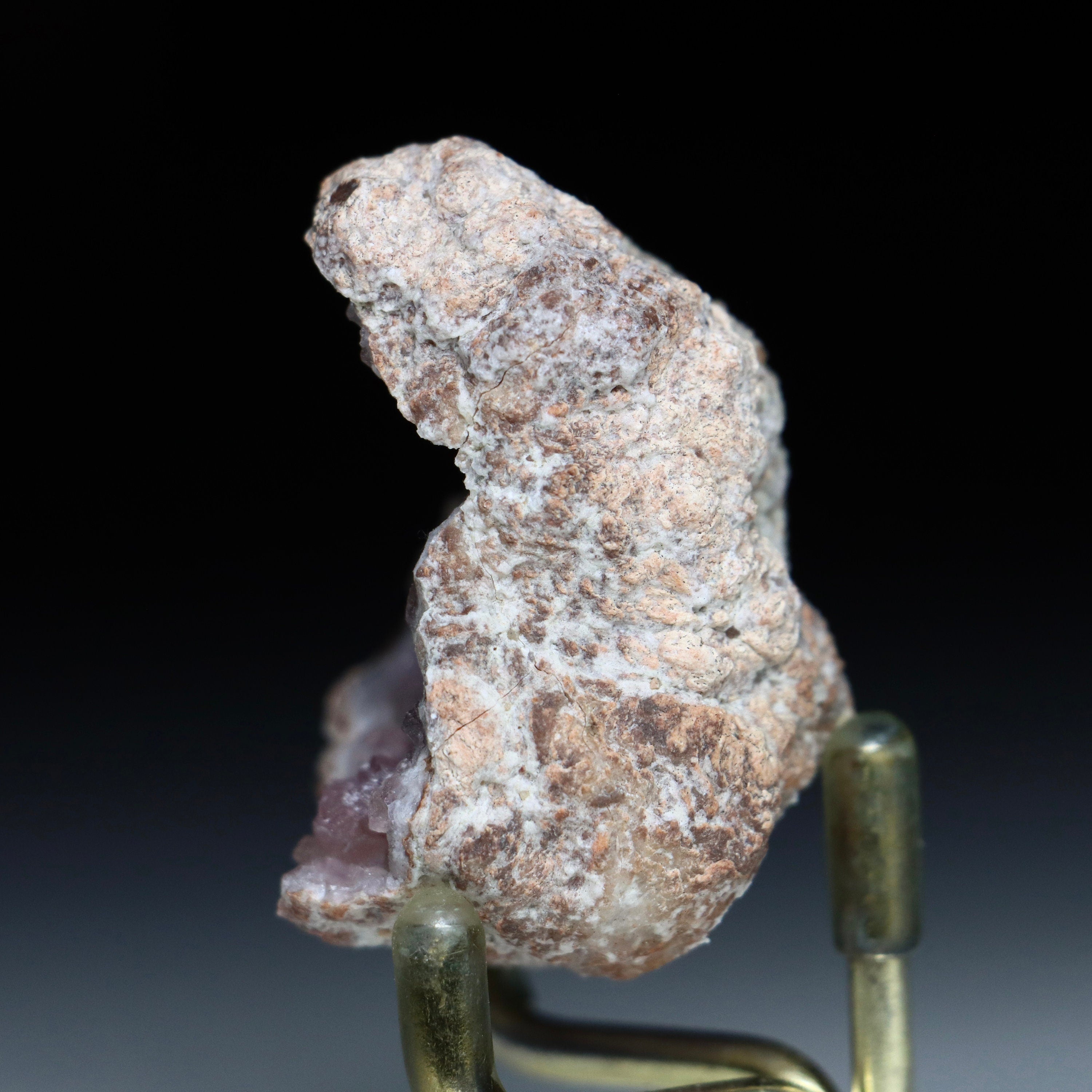 Pink Amethyst w/ Hematite Geode | Natural Amethyst Cluster Raw Crystal Specimen Amethyst Quartz Crystal Healing Crystal Geode Quartz Geode