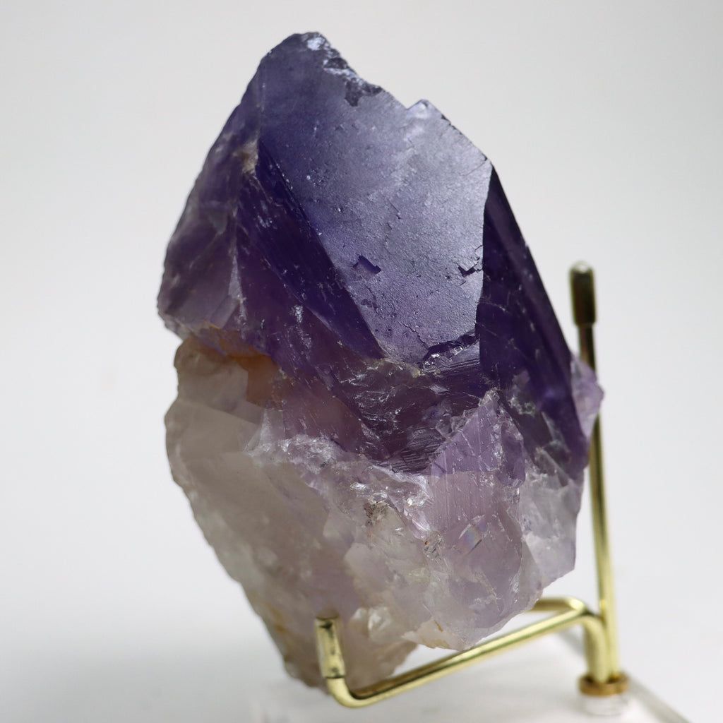 Purple Illinois Fluorite / Illinois Fluorite Crystal | Raw Flourite Stone | Mineral Specimen | Healing Crystal  Crystal Grid  Fluorite Cube