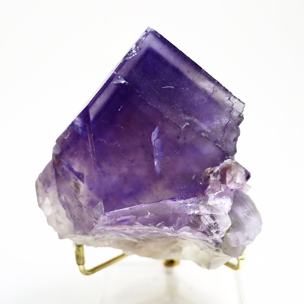 Purple Illinois Fluorite / Illinois Fluorite Crystal | Raw Flourite Stone | Mineral Specimen | Healing Crystal  Crystal Grid  Fluorite Cube