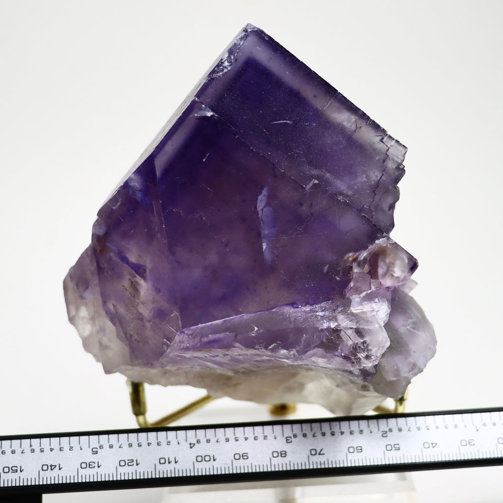 Purple Illinois Fluorite / Illinois Fluorite Crystal | Raw Flourite Stone | Mineral Specimen | Healing Crystal  Crystal Grid  Fluorite Cube