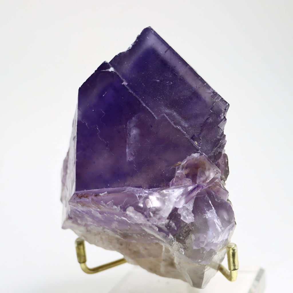 Purple Illinois Fluorite / Illinois Fluorite Crystal | Raw Flourite Stone | Mineral Specimen | Healing Crystal  Crystal Grid  Fluorite Cube