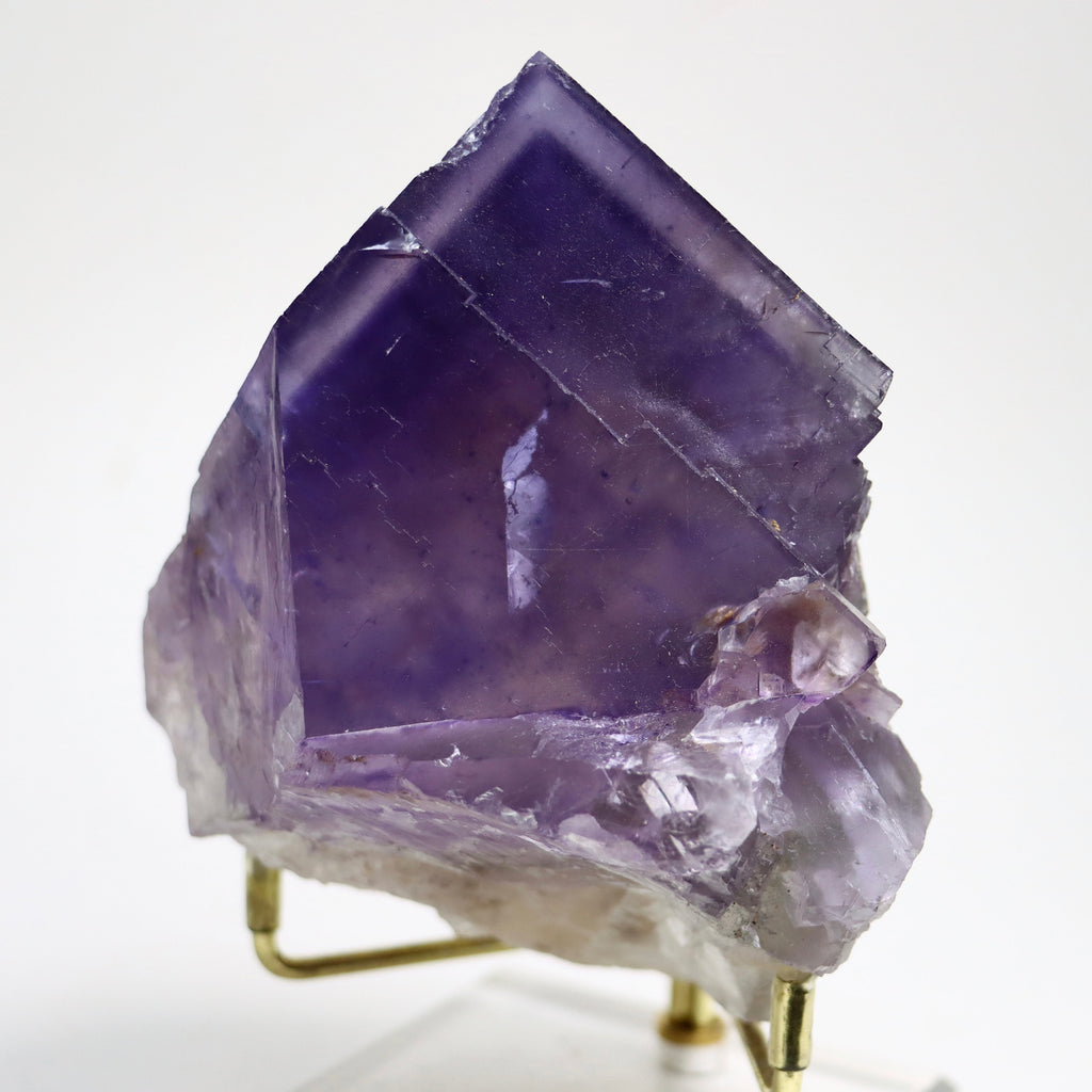 Purple Illinois Fluorite / Illinois Fluorite Crystal | Raw Flourite Stone | Mineral Specimen | Healing Crystal  Crystal Grid  Fluorite Cube