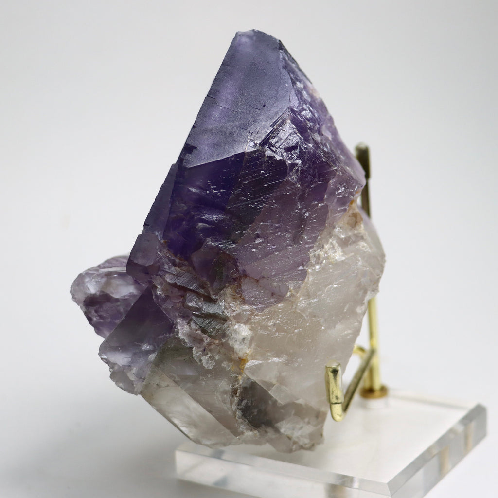 Purple Illinois Fluorite / Illinois Fluorite Crystal | Raw Flourite Stone | Mineral Specimen | Healing Crystal  Crystal Grid  Fluorite Cube
