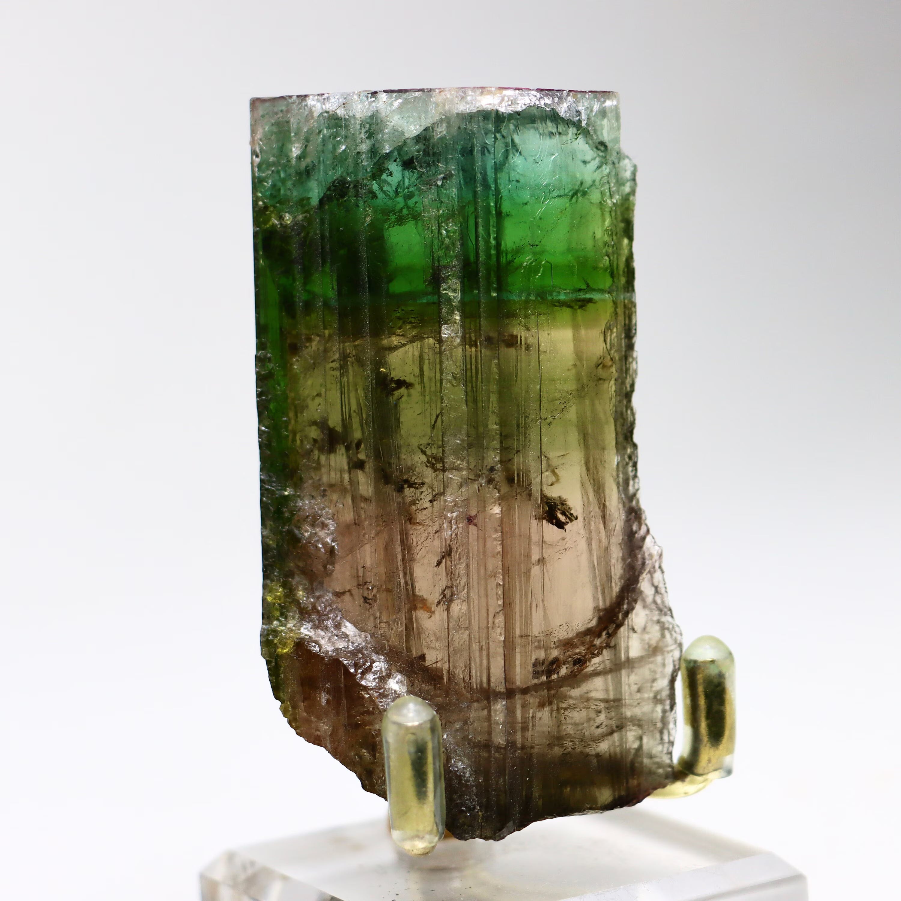 Natural Gem-Quality Rainbow Tourmaline Crystal | Pink Tourmaline Mineral Specimen from Minas Gerais, Brazil (66.75g)