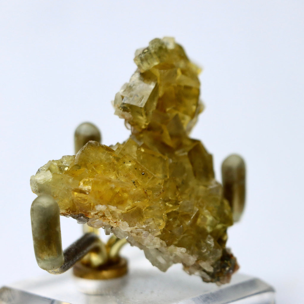 Yellow Fluorite w Barite & Dolomite | Fluorite Cluster Fluorite Crystal Purple Fluorite Natural Fluorite Cubic Fluorite Healing Crystal