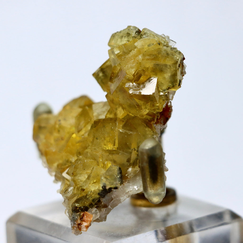 Yellow Fluorite w Barite & Dolomite | Fluorite Cluster Fluorite Crystal Purple Fluorite Natural Fluorite Cubic Fluorite Healing Crystal