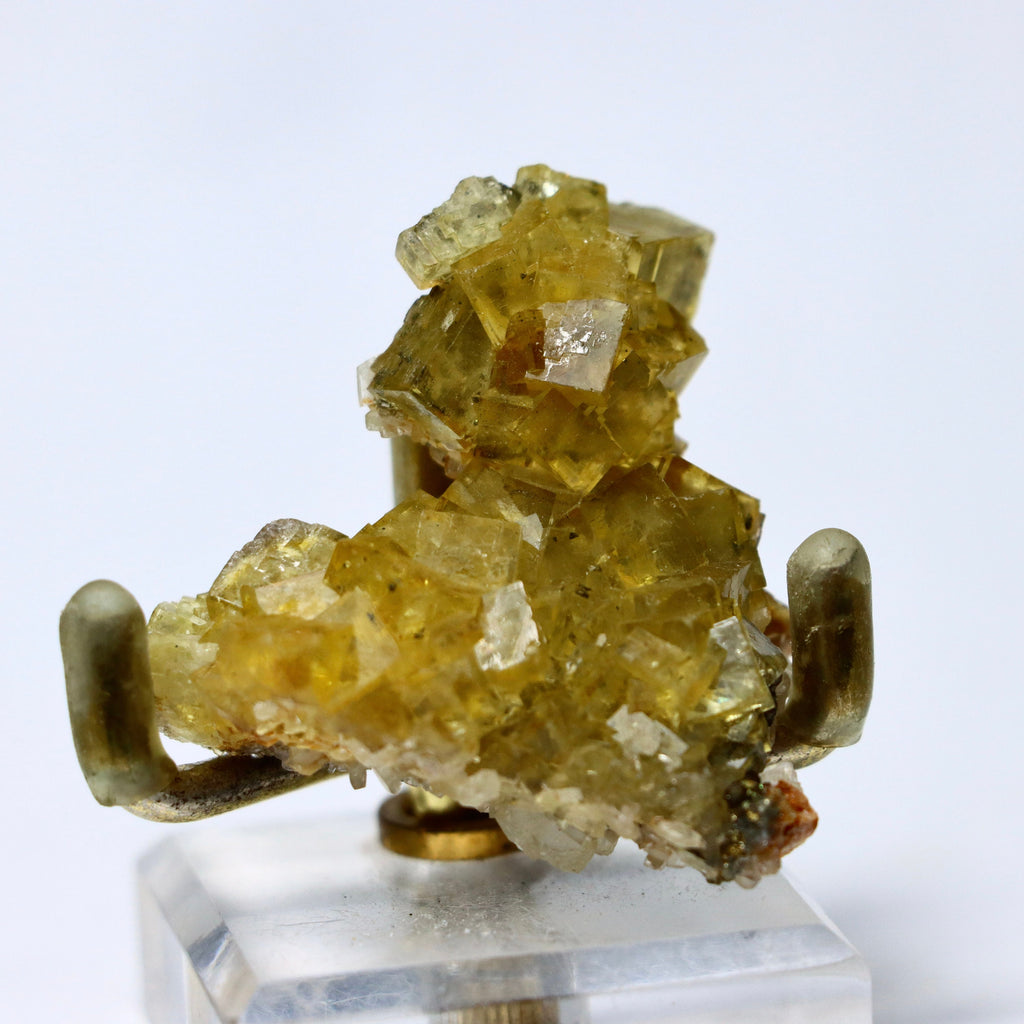 Yellow Fluorite w Barite & Dolomite | Fluorite Cluster Fluorite Crystal Purple Fluorite Natural Fluorite Cubic Fluorite Healing Crystal