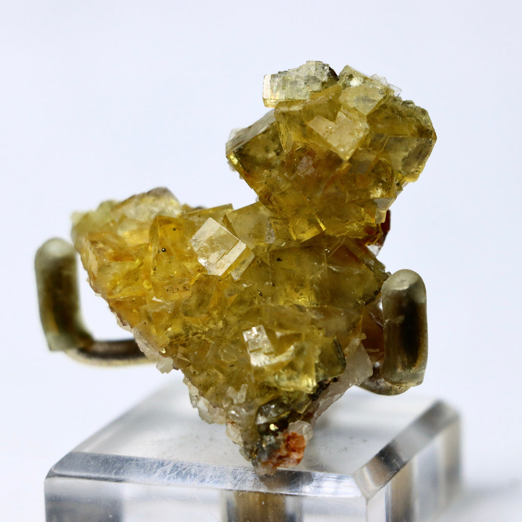 Yellow Fluorite w Barite & Dolomite | Fluorite Cluster Fluorite Crystal Purple Fluorite Natural Fluorite Cubic Fluorite Healing Crystal