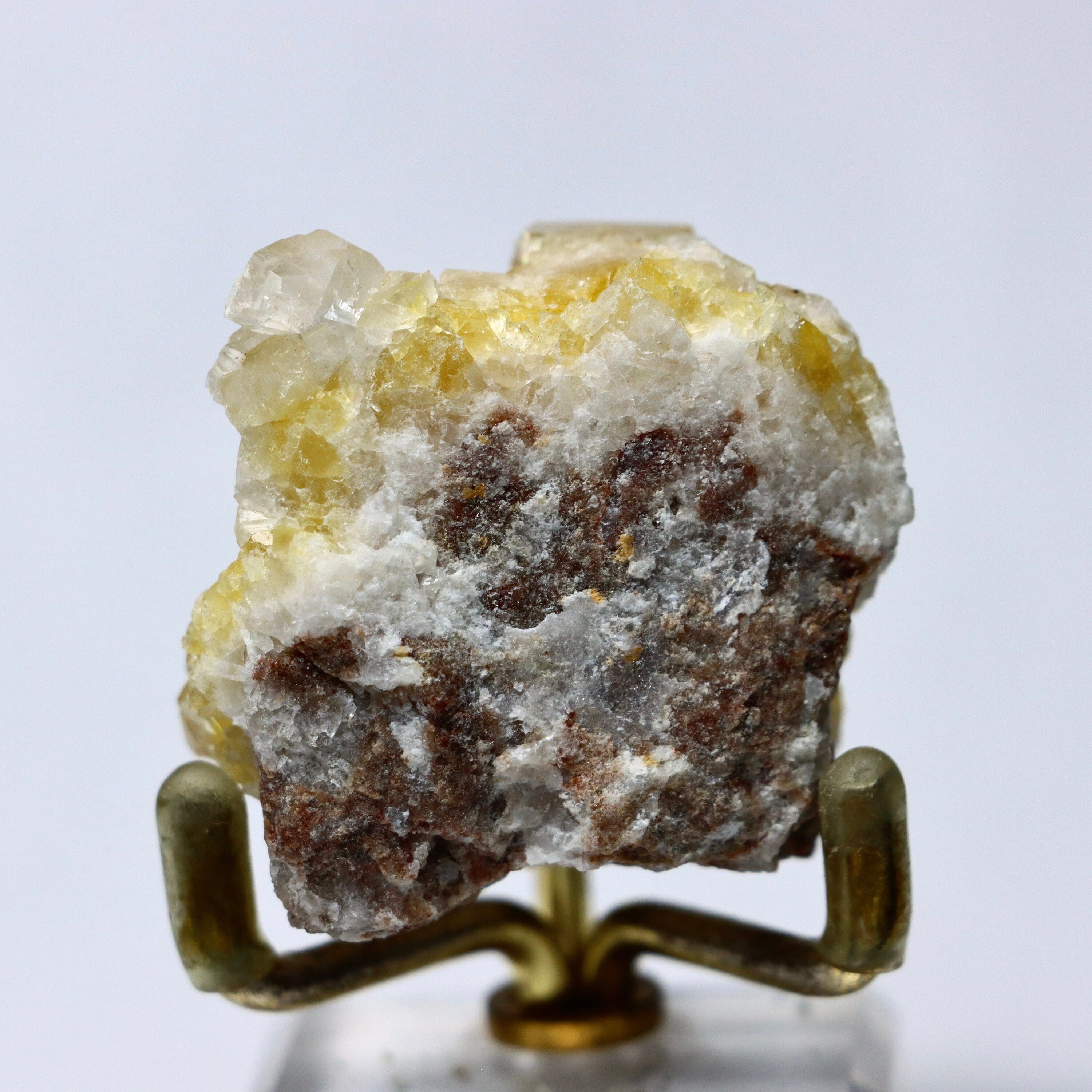 Yellow Fluorite w Calcite | Fluorite Cluster Fluorite Crystal Purple Fluorite Natural Fluorite Cubic Fluorite Healing Crystal