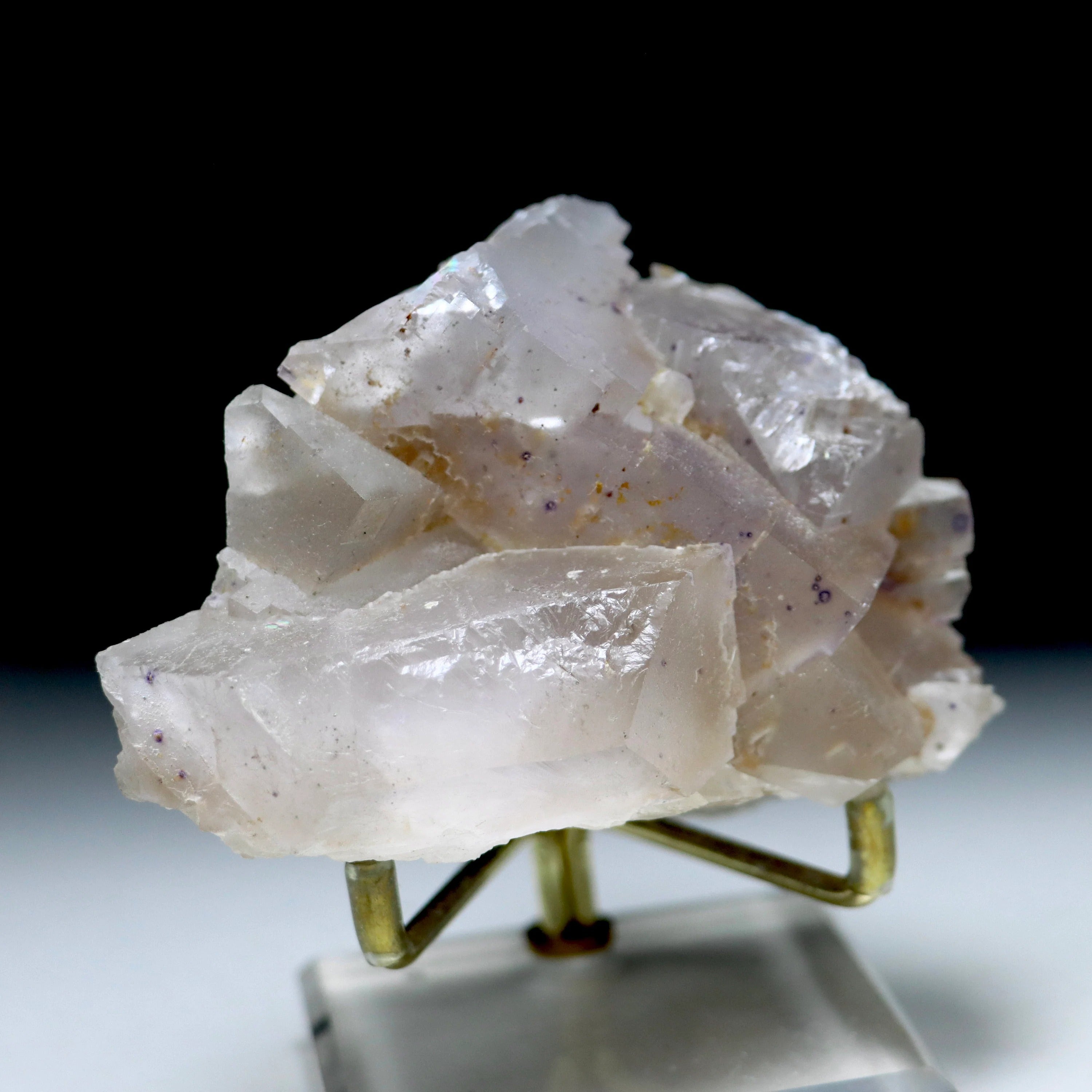 White Illinois Fluorite Cube | Natural Fluorite Crystal Mineral Specimen