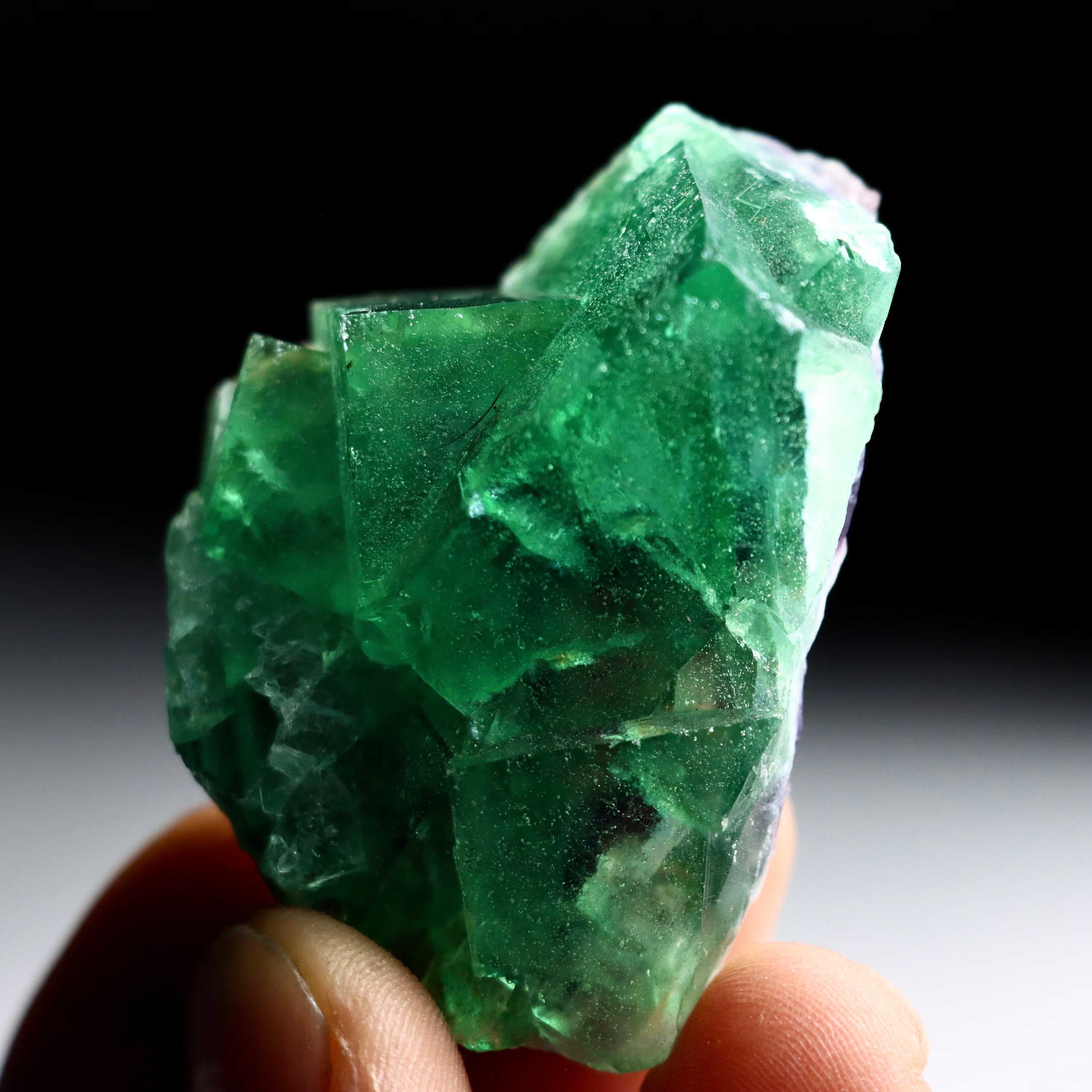Green & Purple Phantom Fluorite | Yindu Inner Mongolia