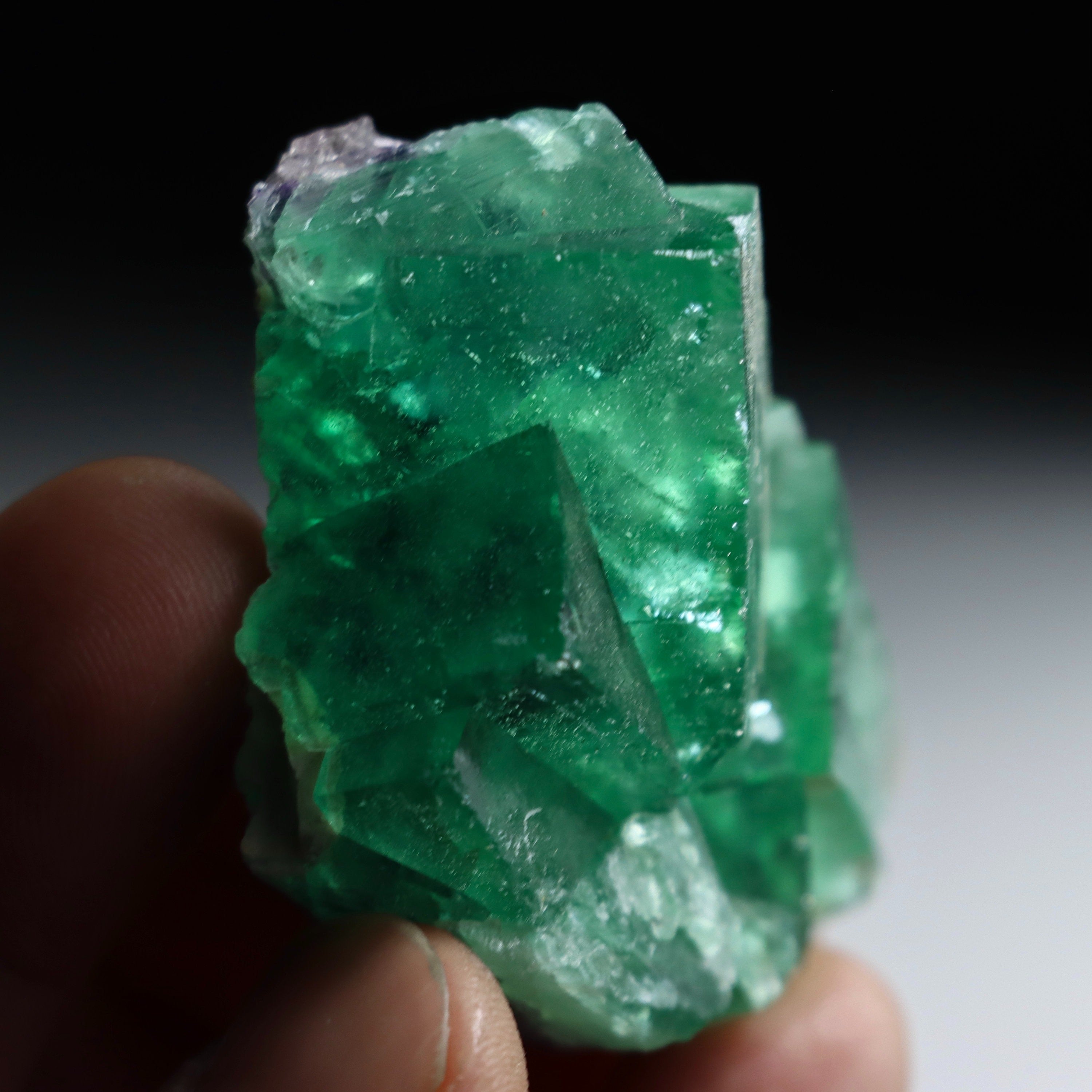 Green & Purple Phantom Fluorite | Yindu Inner Mongolia
