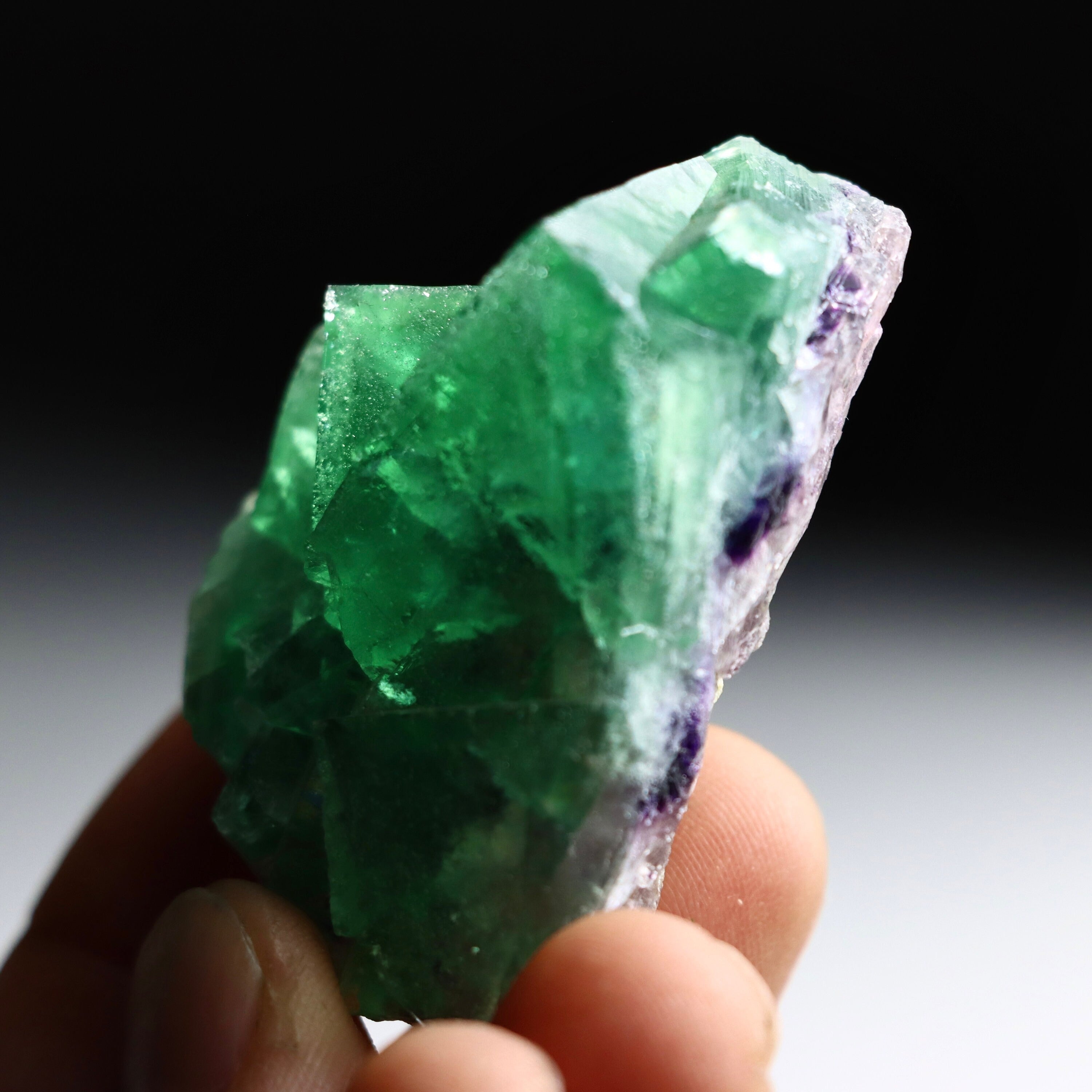 Green & Purple Phantom Fluorite | Yindu Inner Mongolia