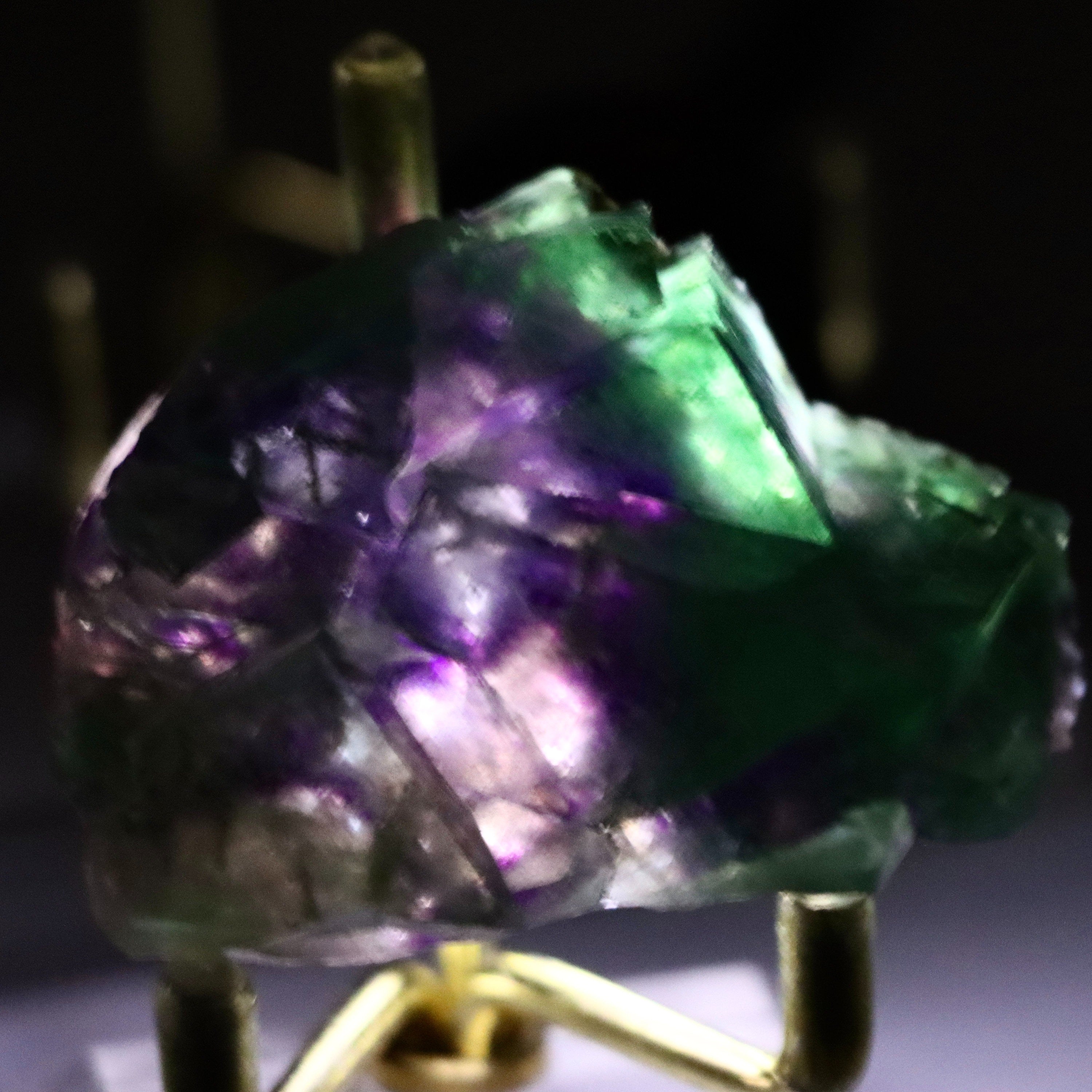 Green & Purple Phantom Fluorite | Chinese Fluorite Crystal