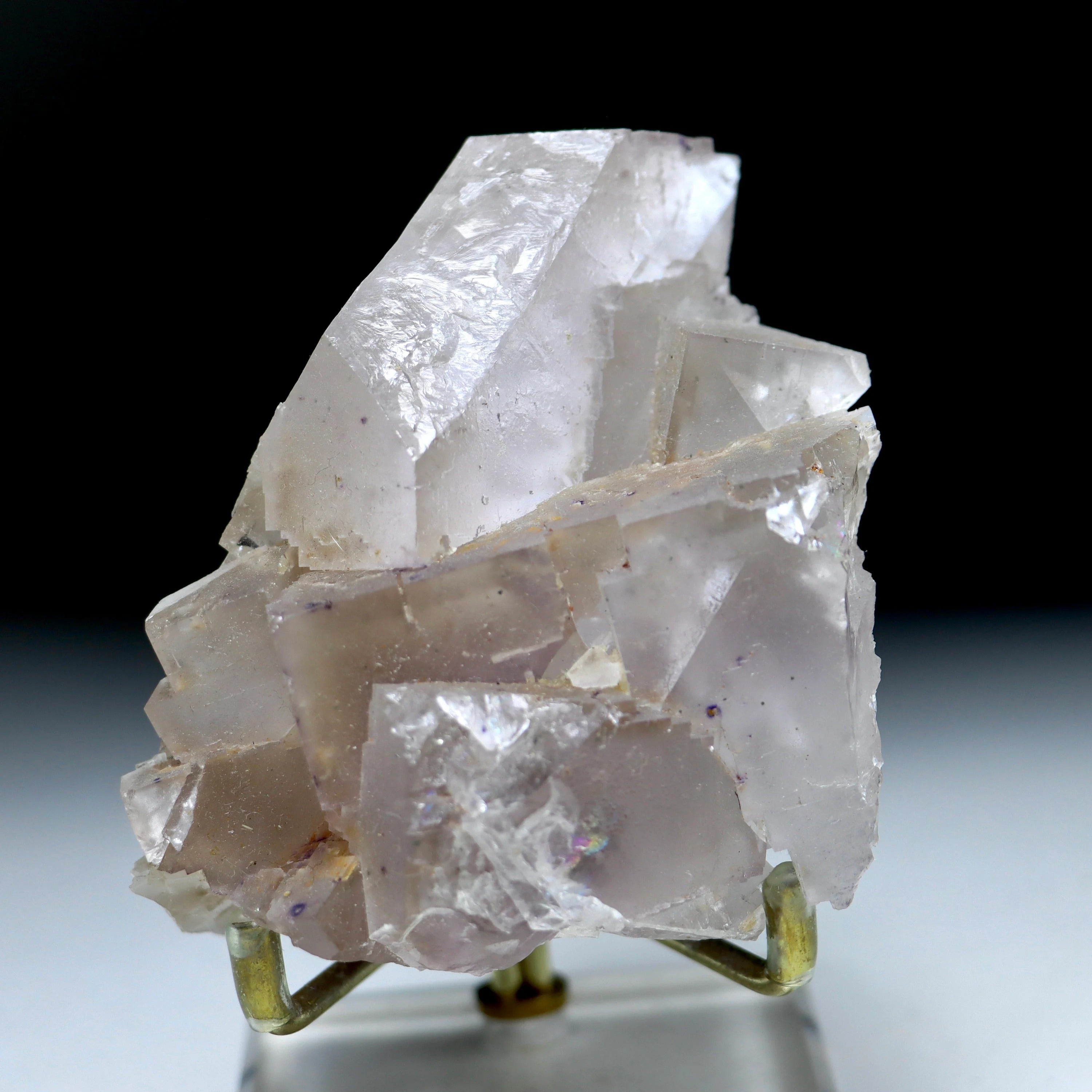 White Illinois Fluorite Cube | Natural Fluorite Crystal Mineral Specimen