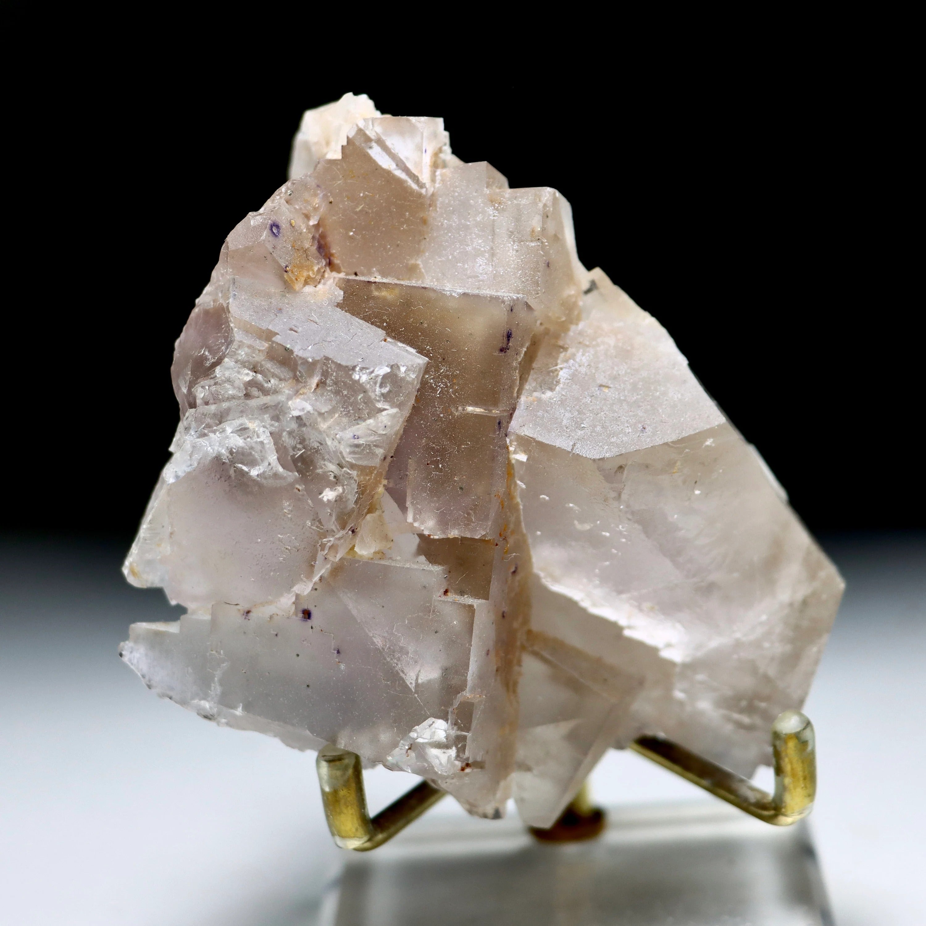 White Illinois Fluorite Cube | Natural Fluorite Crystal Mineral Specimen