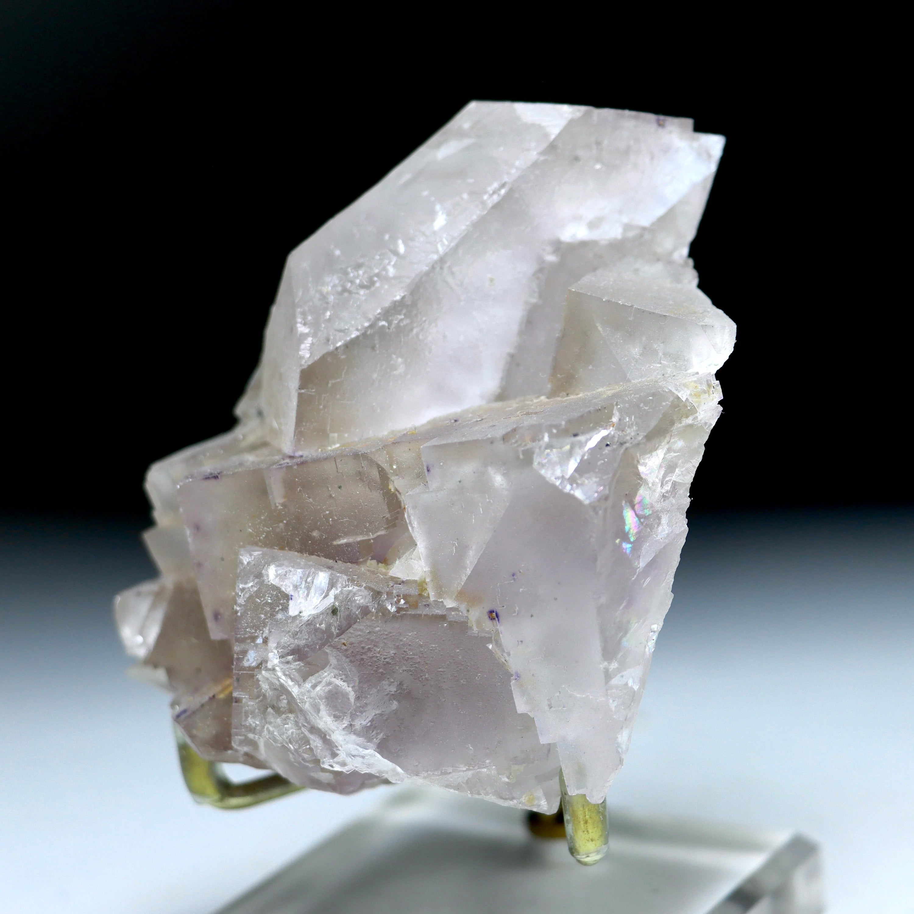 White Illinois Fluorite Cube | Natural Fluorite Crystal Mineral Specimen