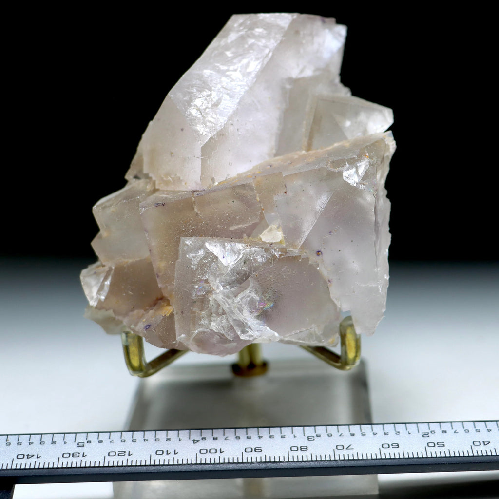 White Illinois Fluorite Cube | Natural Fluorite Crystal Mineral Specimen