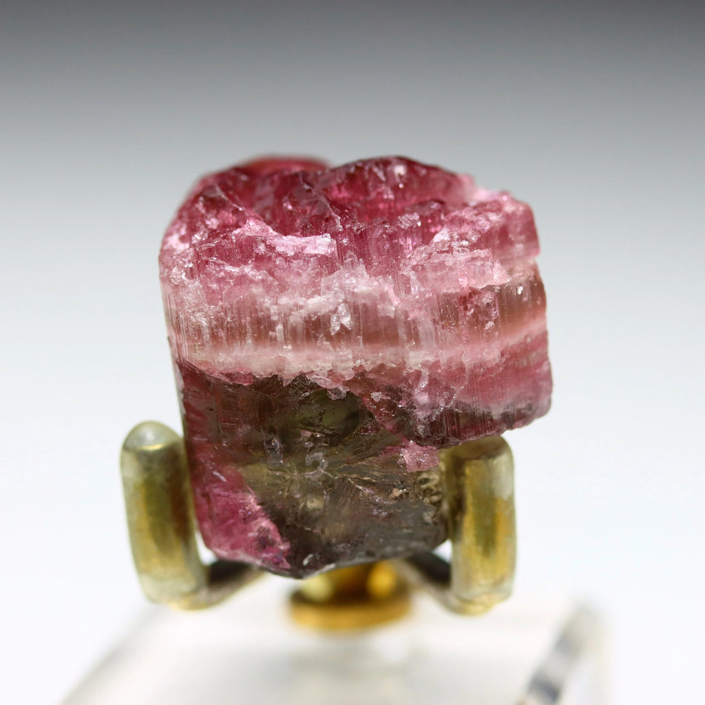 Rubellite Tourmaline Crystal | Bicolor Tourmaline