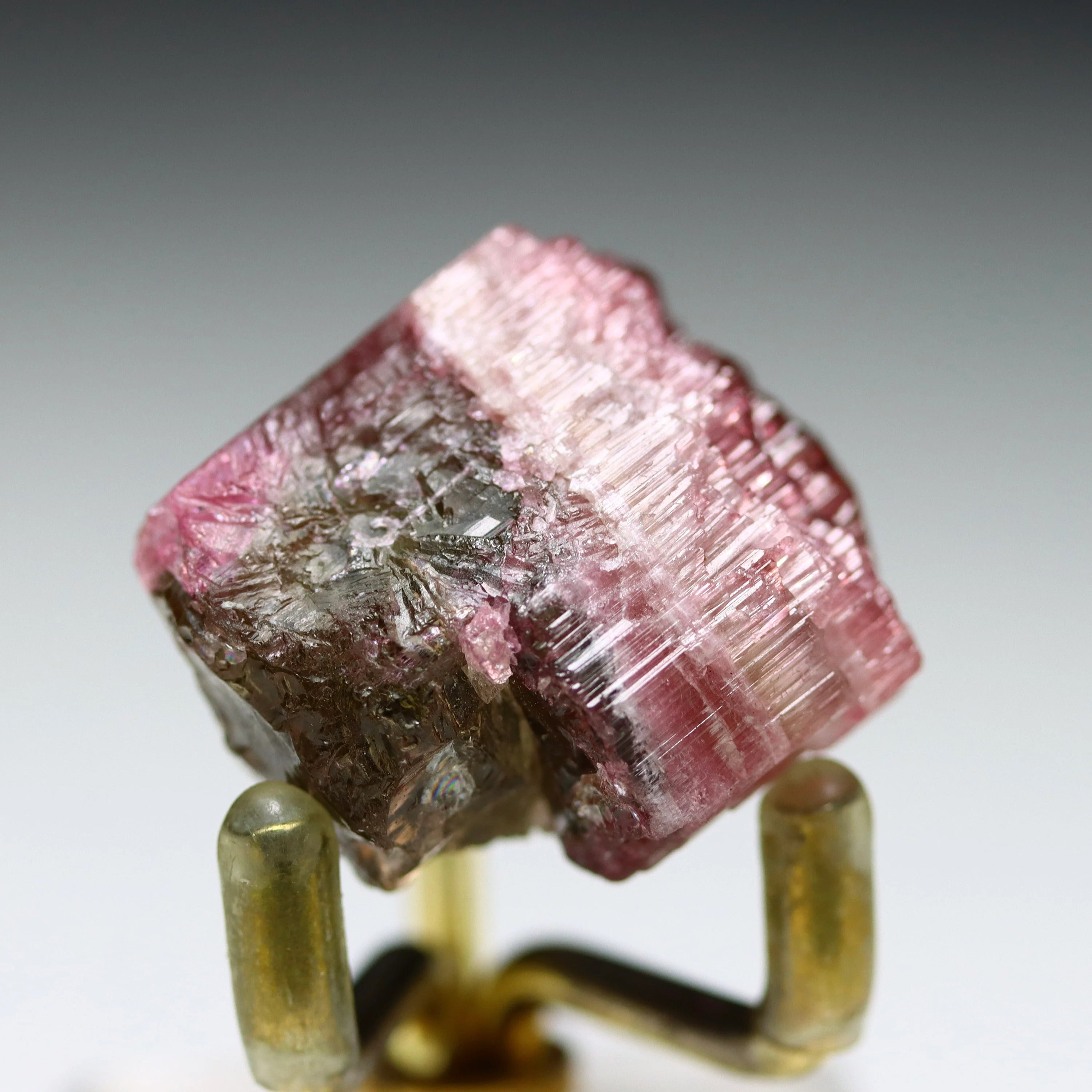 Rubellite Tourmaline Crystal | Bicolor Tourmaline