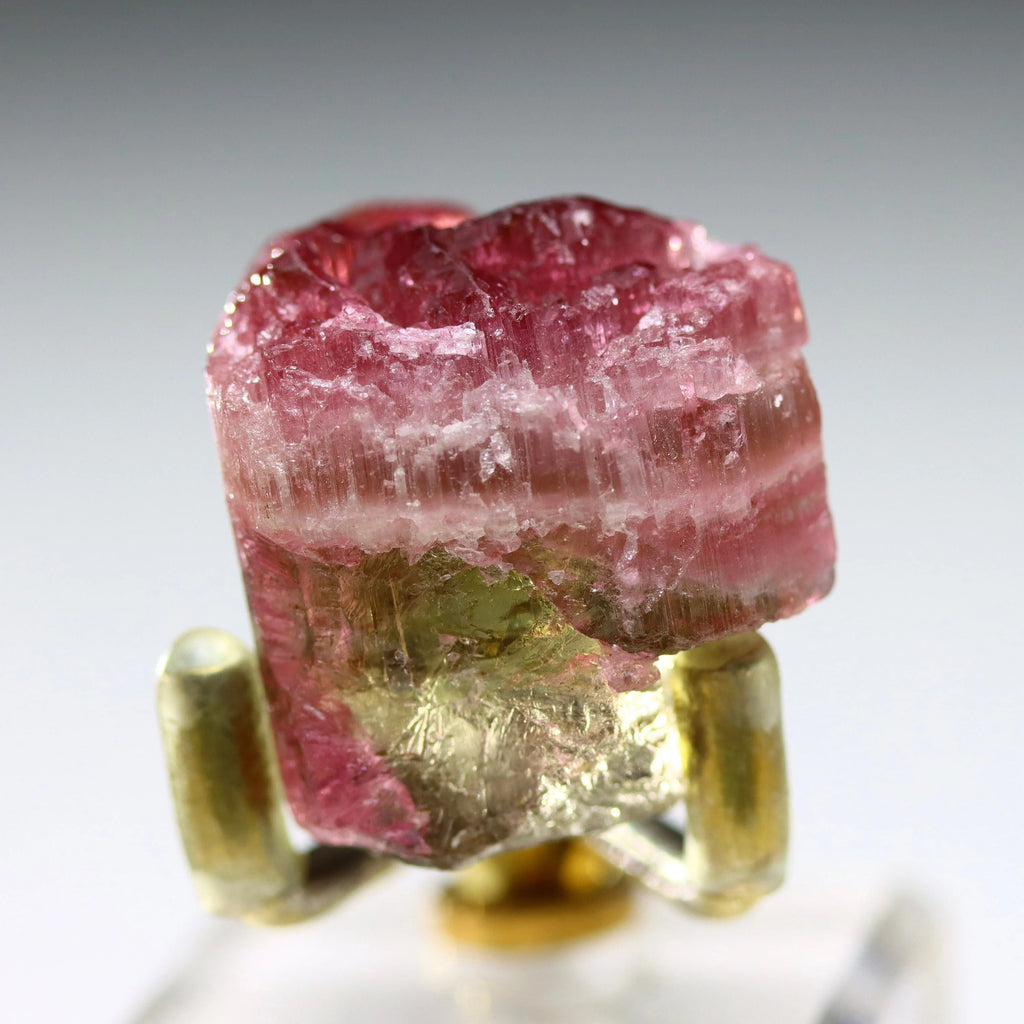 Rubellite Tourmaline Crystal | Bicolor Tourmaline