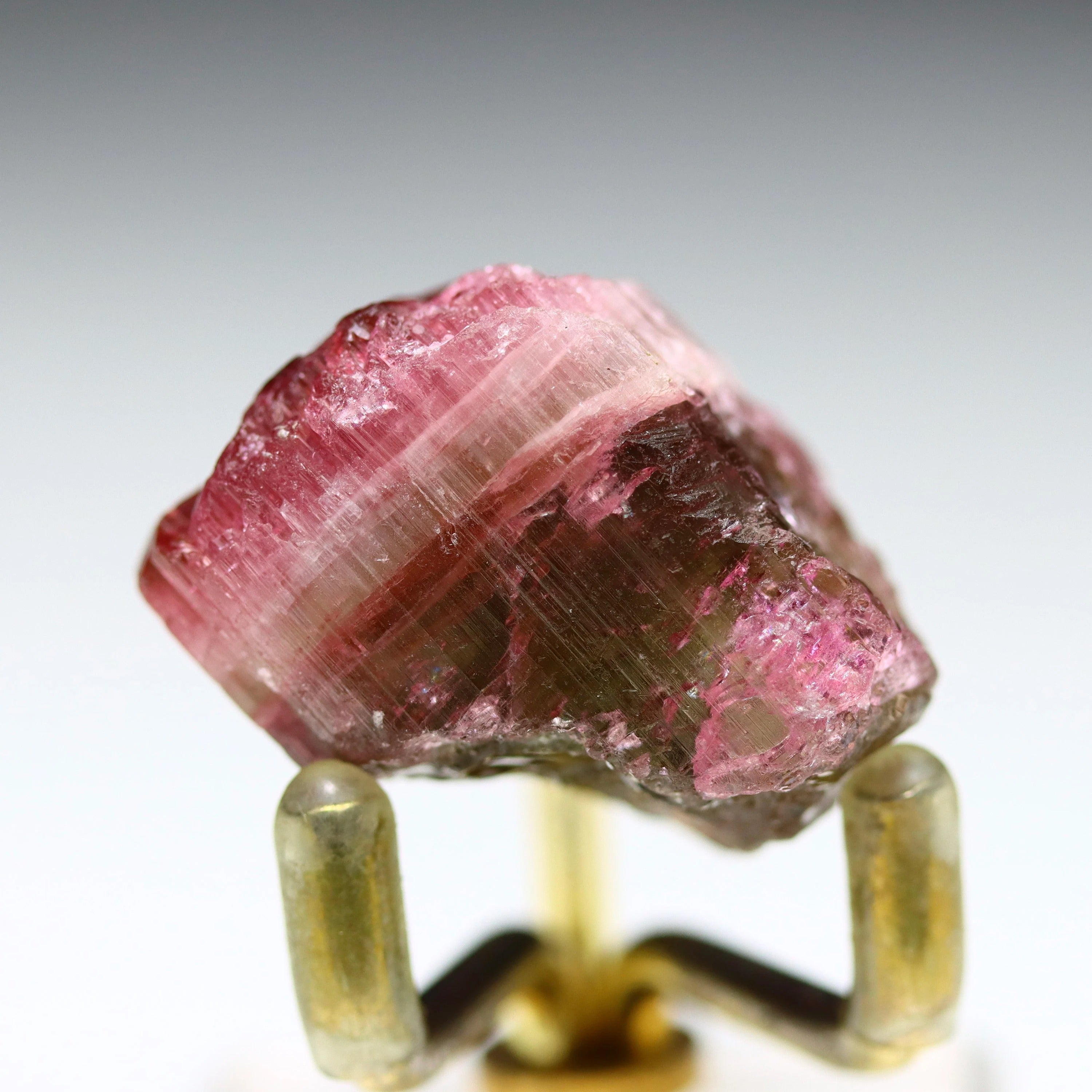 Rubellite Tourmaline Crystal | Bicolor Tourmaline