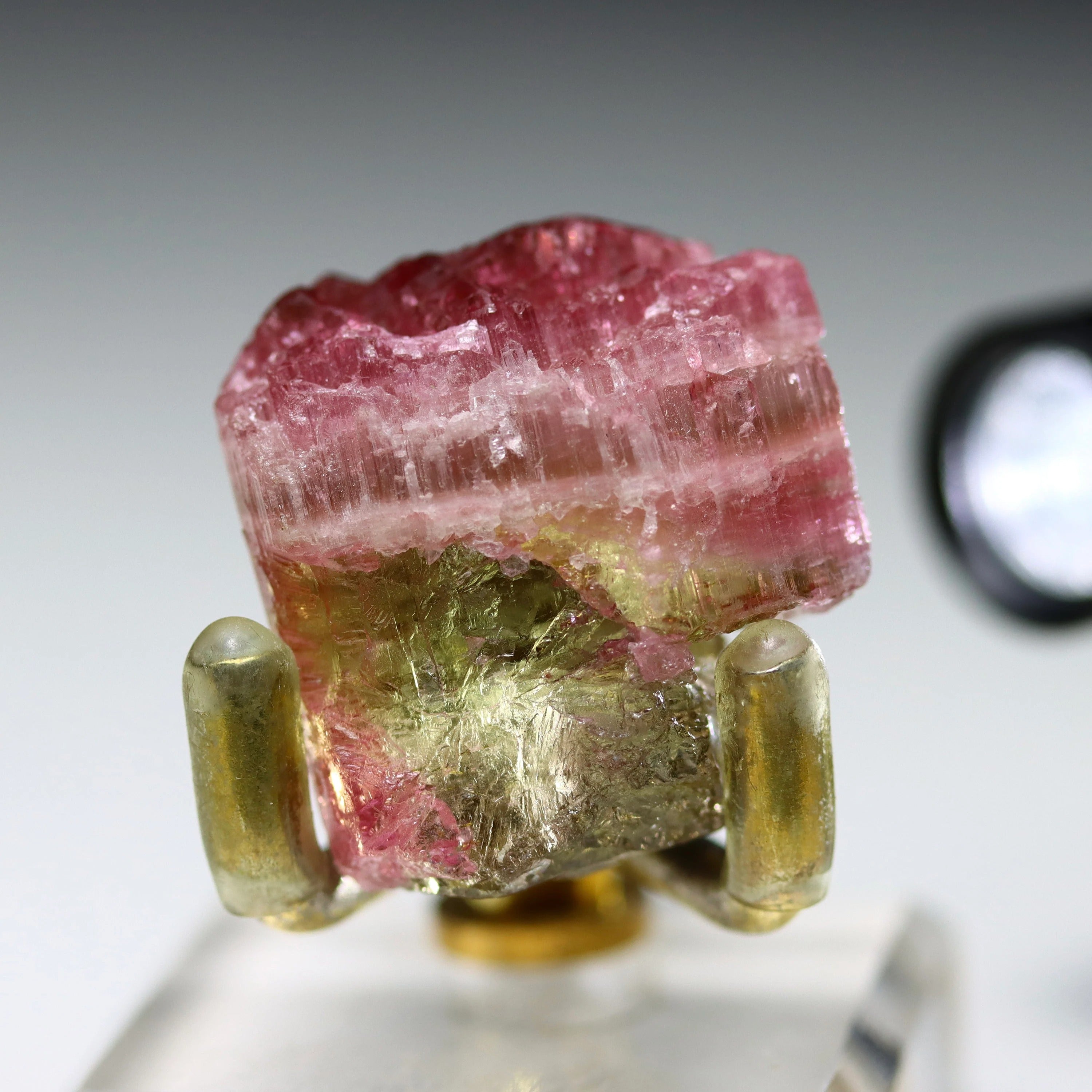 Rubellite Tourmaline Crystal | Bicolor Tourmaline
