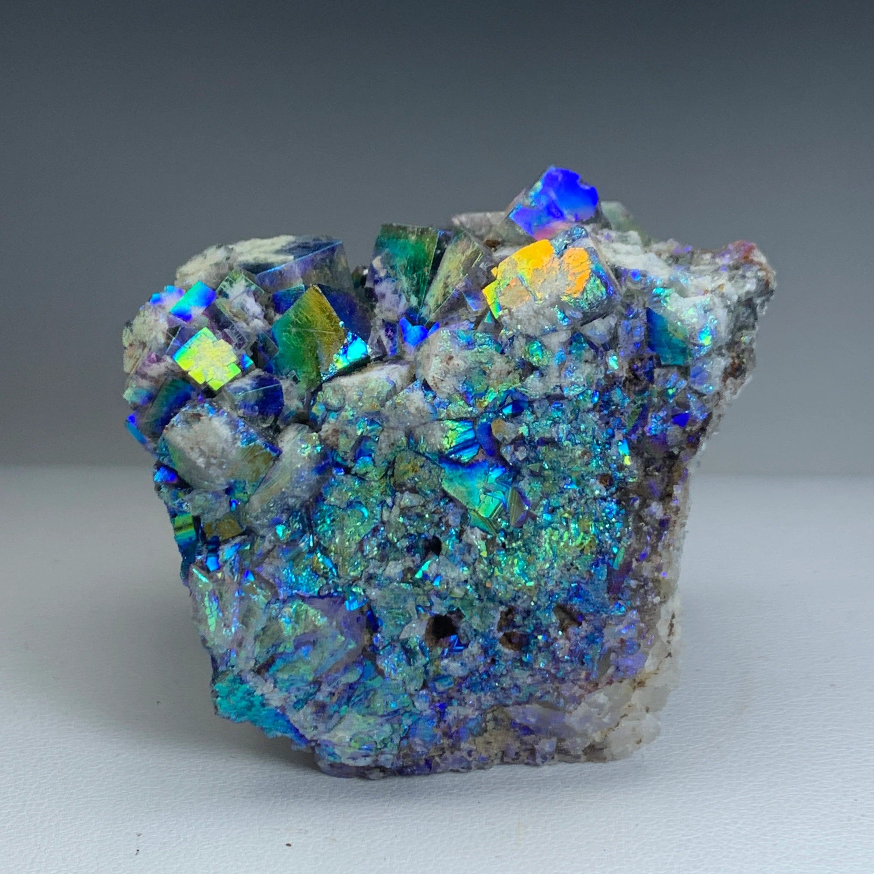 Flame Fluorite with Aura | Diana Maria Mine