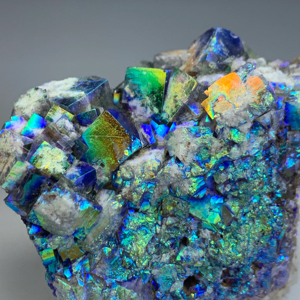 Flame Fluorite with Aura | Diana Maria Mine