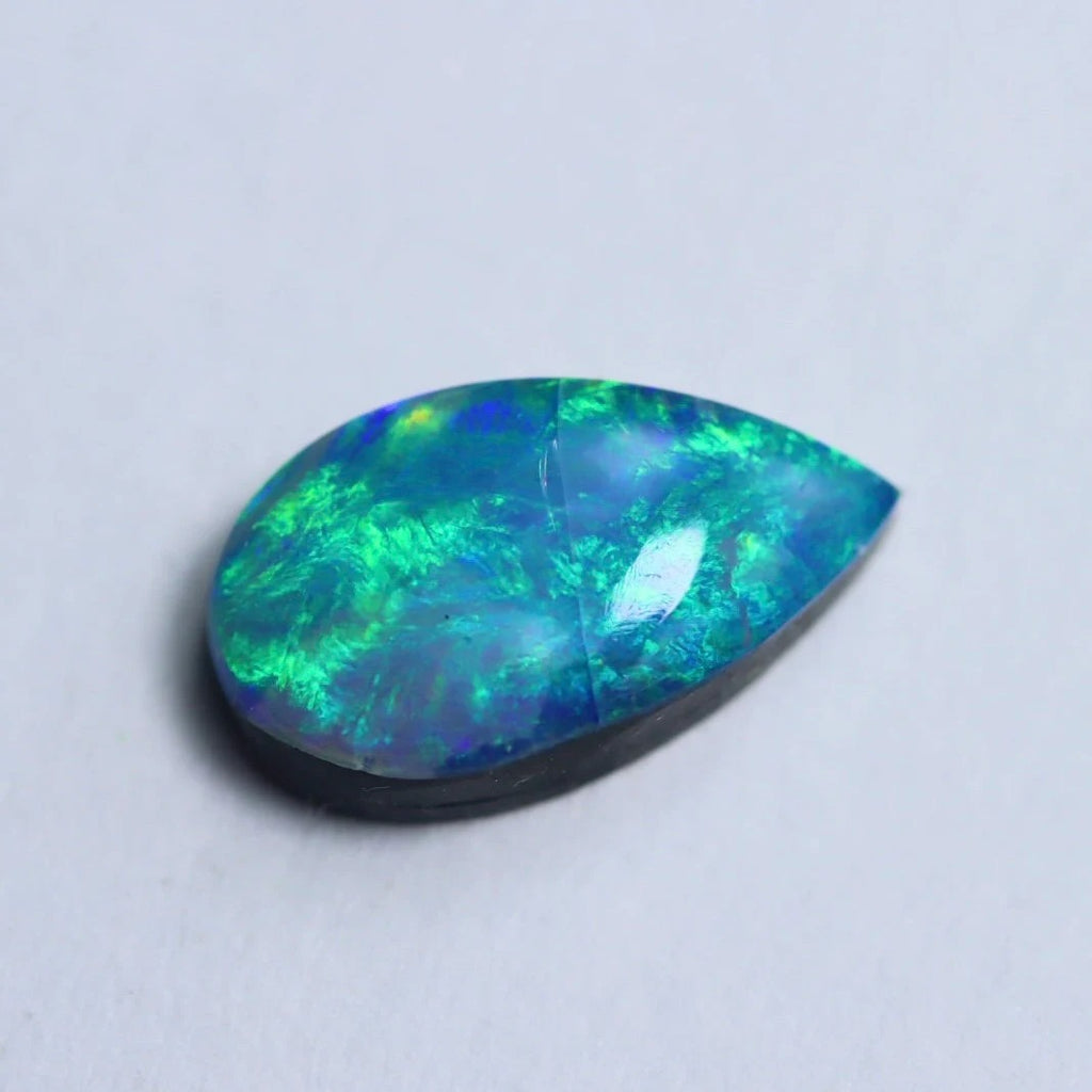 Australian Black Opal Doublet | Lightning Ridge