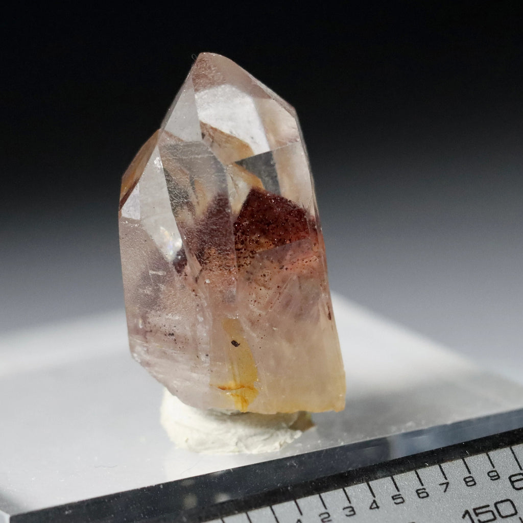 Hematite Phantom Quartz | Indian Quartz Crystal