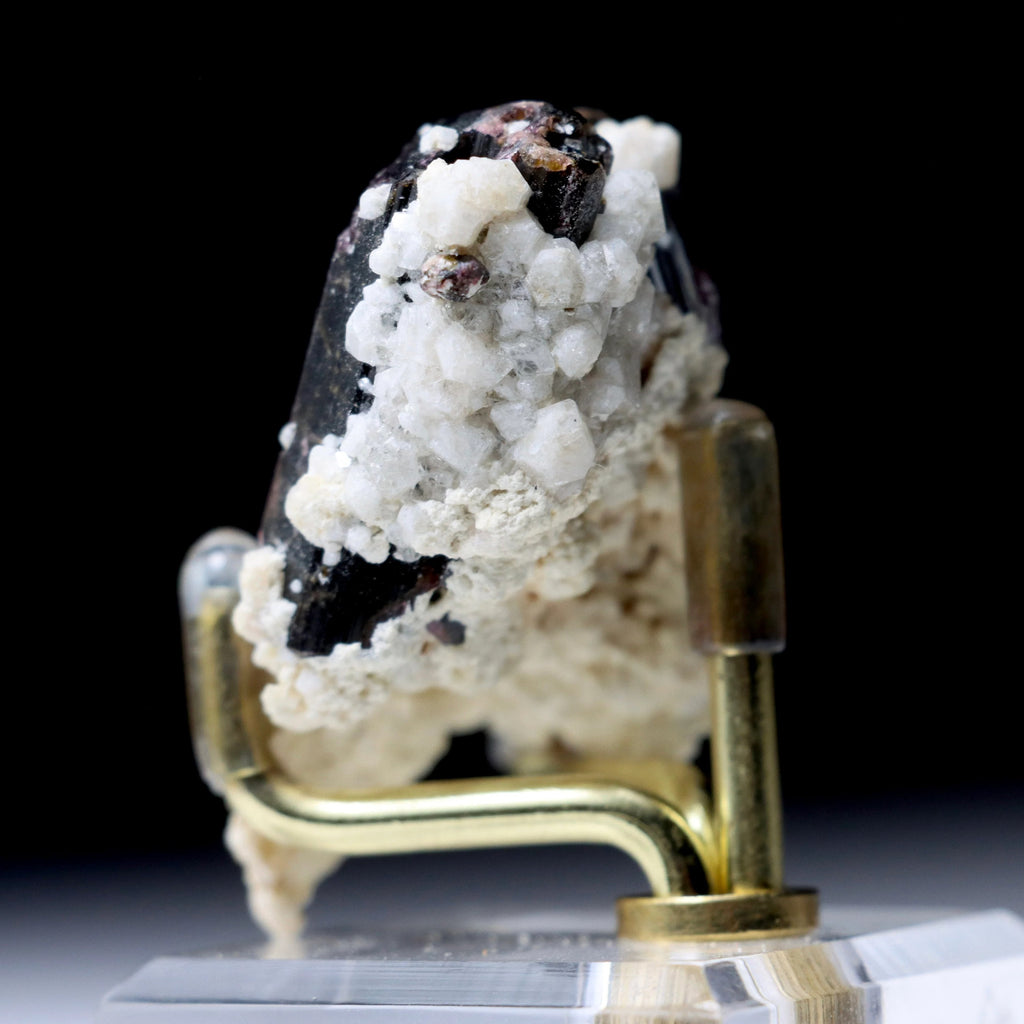 Liddicoatite Tourmaline on Matrix | Madagascar