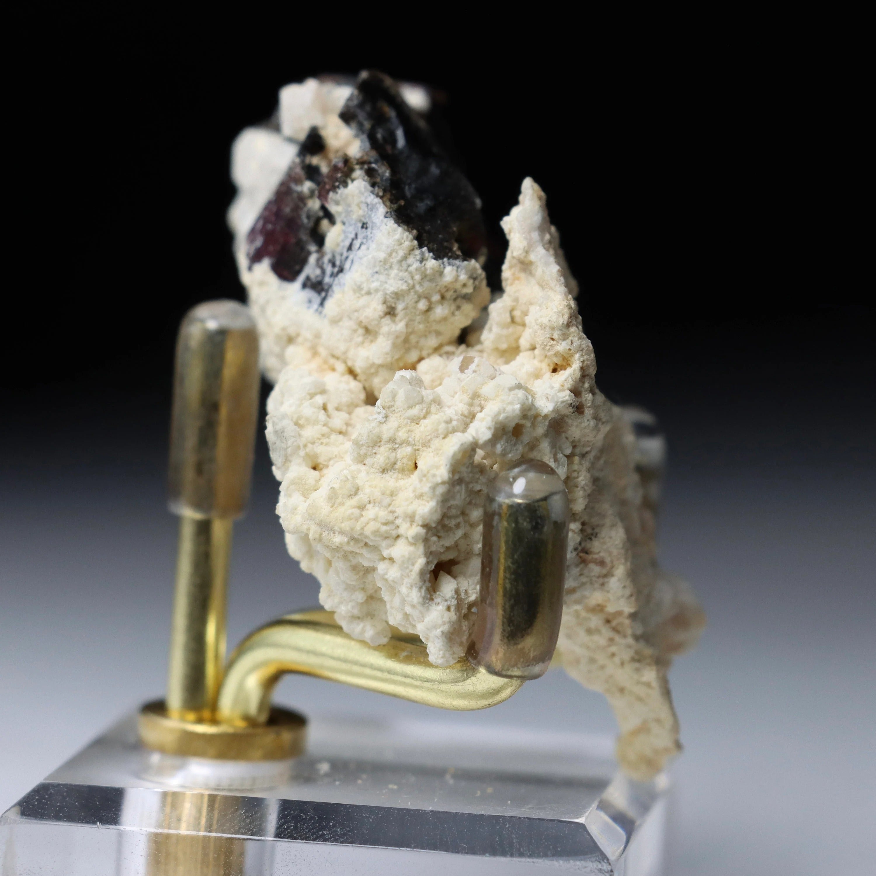 Liddicoatite Tourmaline on Matrix | Madagascar