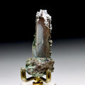 Chrysocolla on Quartz with Malachite & Calcite | Peru