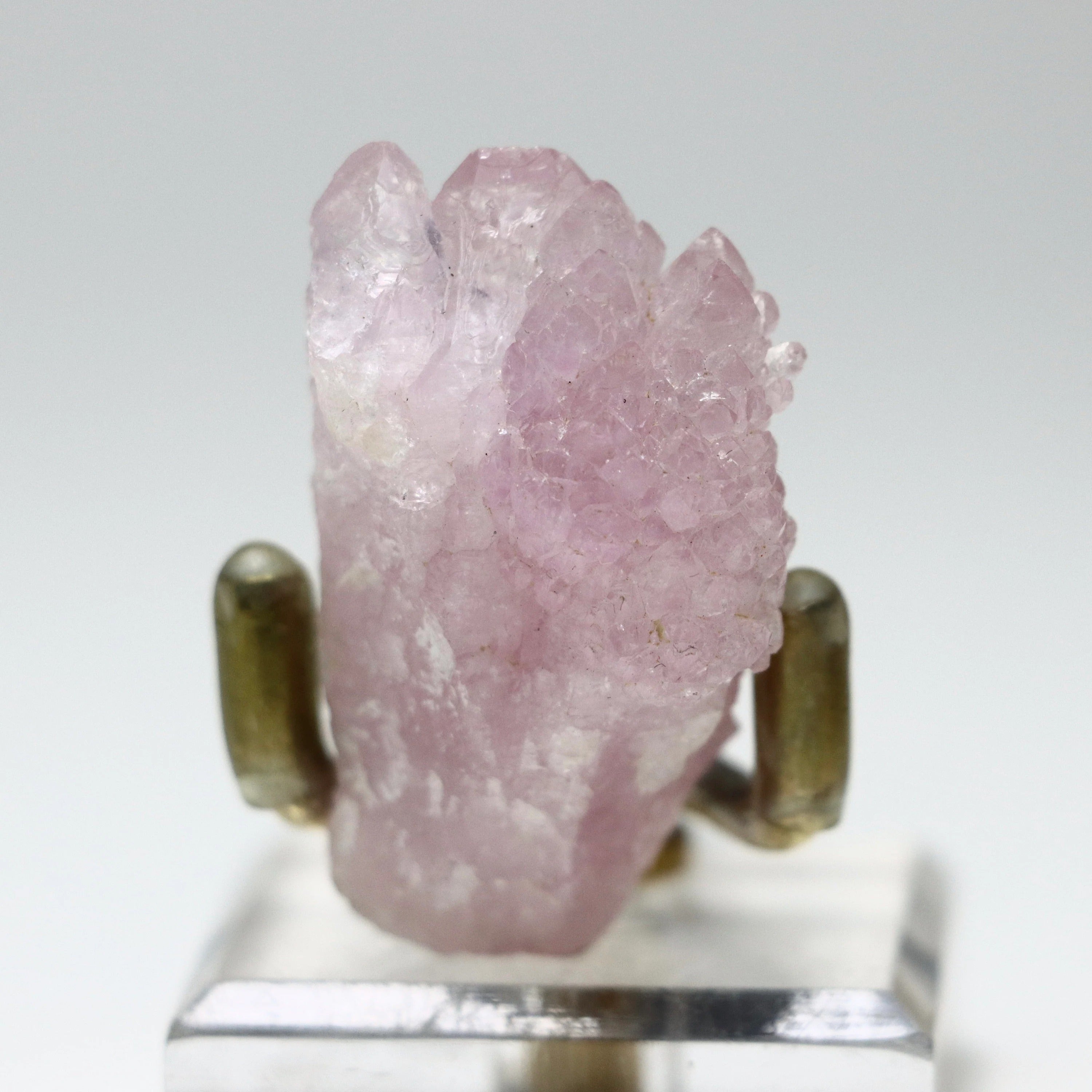 Crystallized Rose Quartz Freeform Tower | Natural Rose Quartz