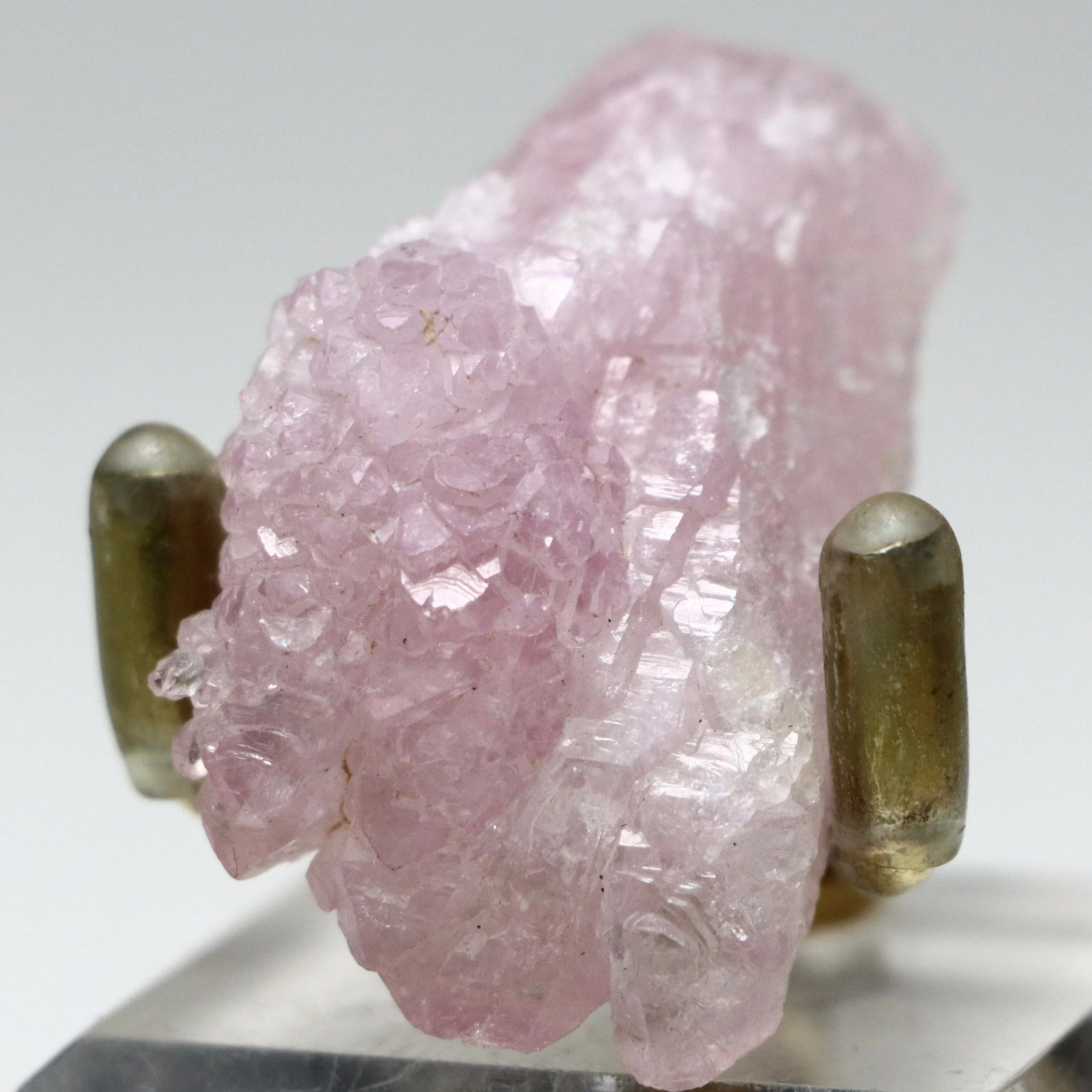 Crystallized Rose Quartz Freeform Tower | Natural Rose Quartz