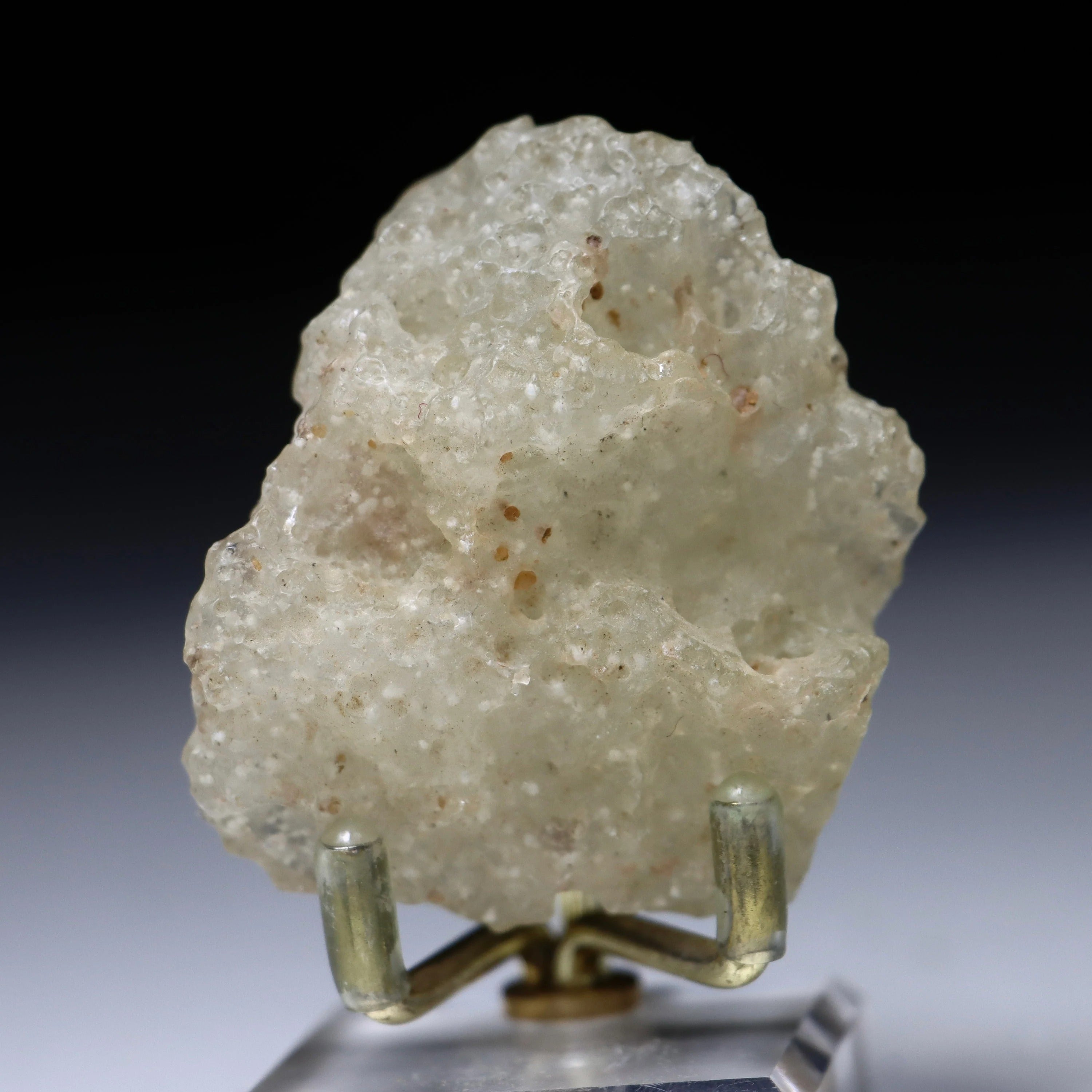 Libyan Desert Glass | Natural Libyan Desert Glass Crystal Rough | Rare Impact Glass Mineral Specimen