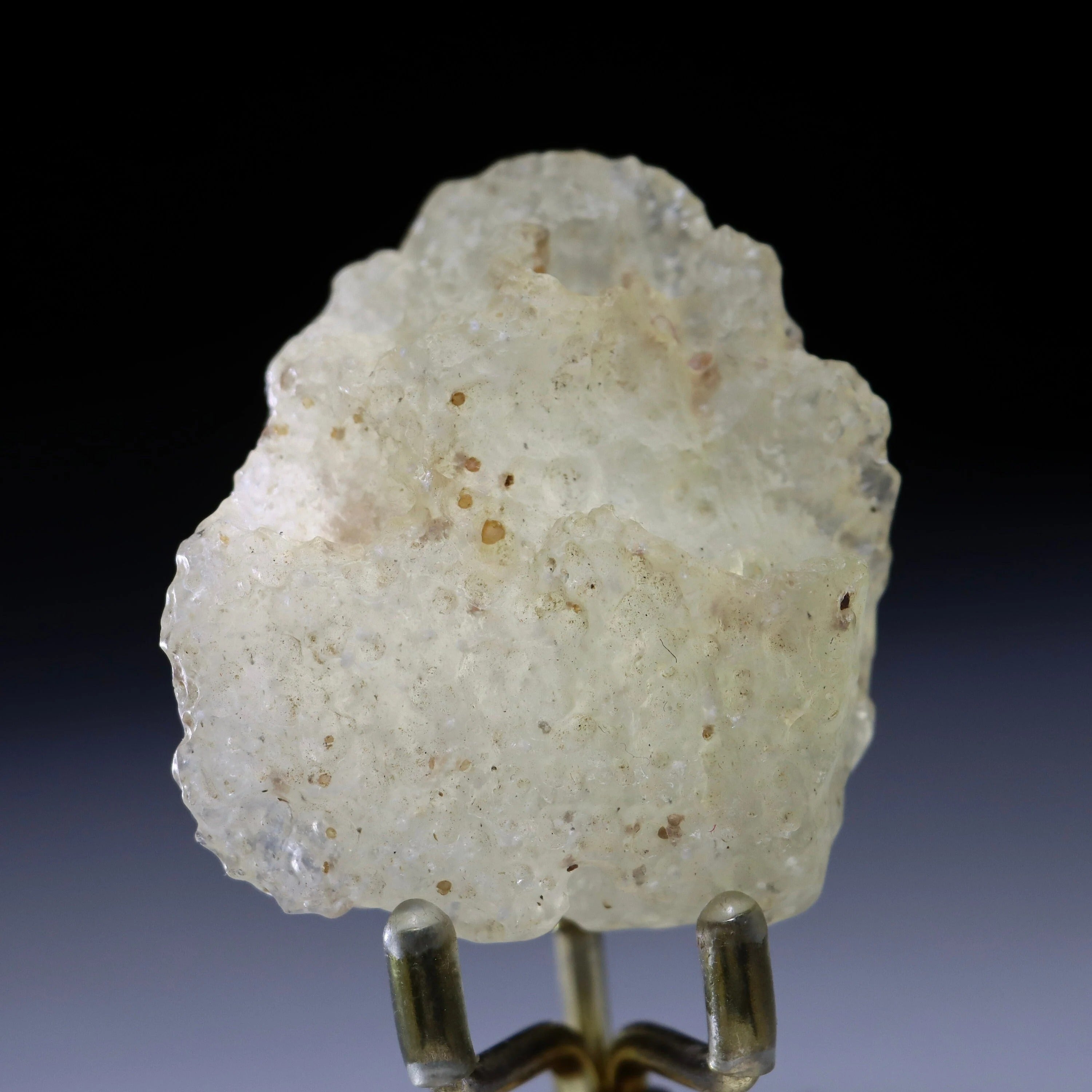 Libyan Desert Glass | Natural Libyan Desert Glass Crystal Rough | Rare Impact Glass Mineral Specimen