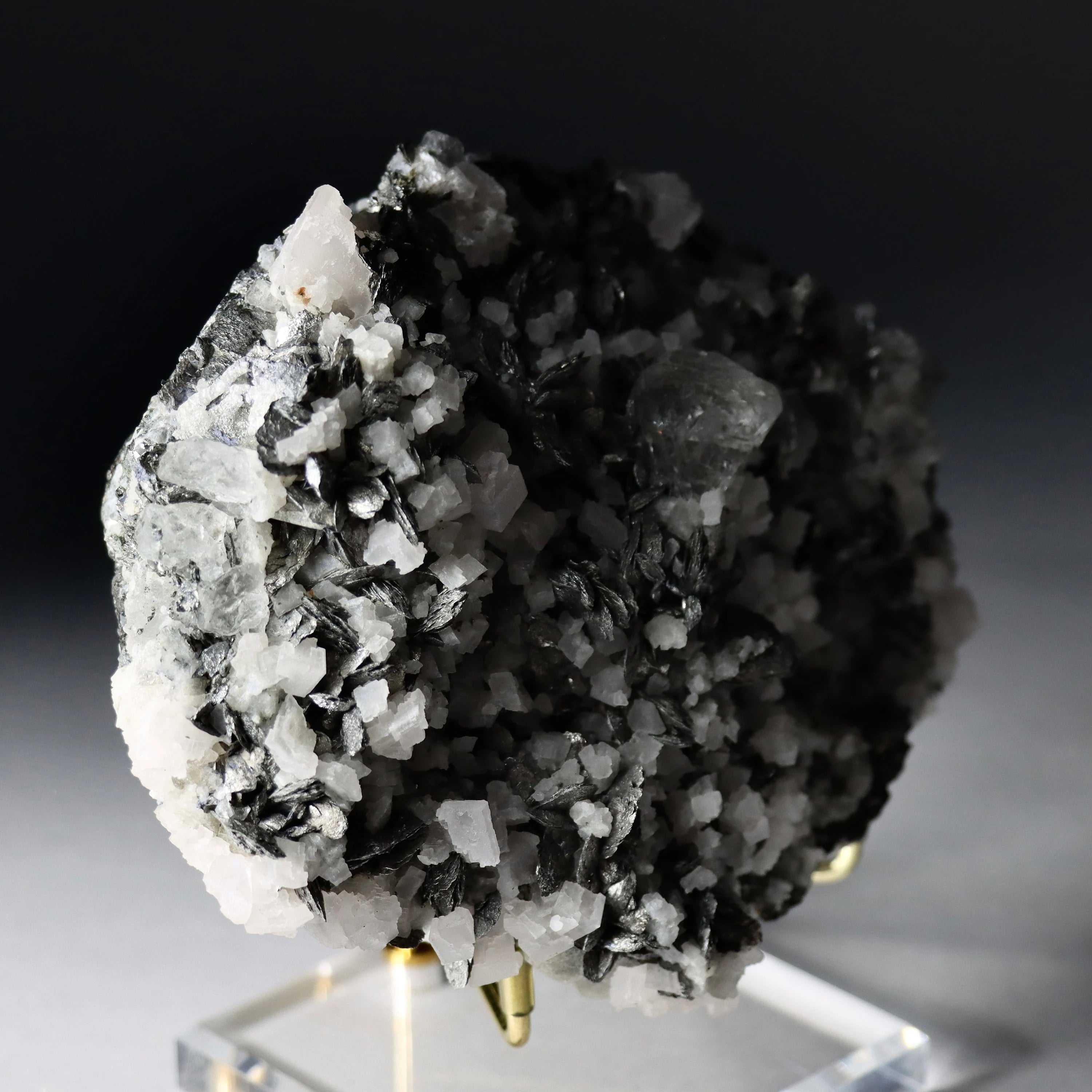 Fluorite with Arsenopyrite | Natural Fluorite Crystal Mineral Specimen