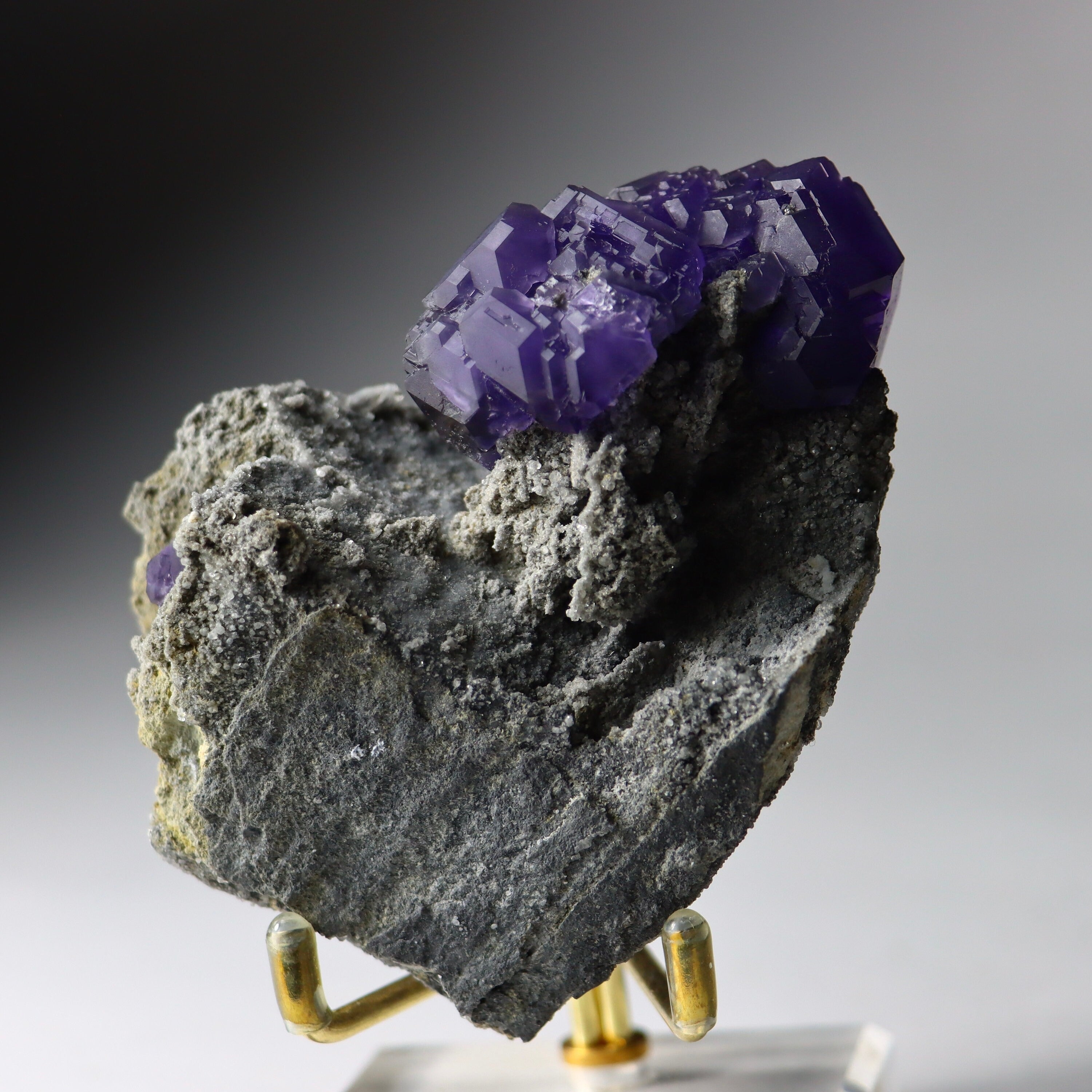 Purple “Tanzanite” Fluorite Crystal | Natural Cubic Fluorite from Xiayang Mine, Fujian, China