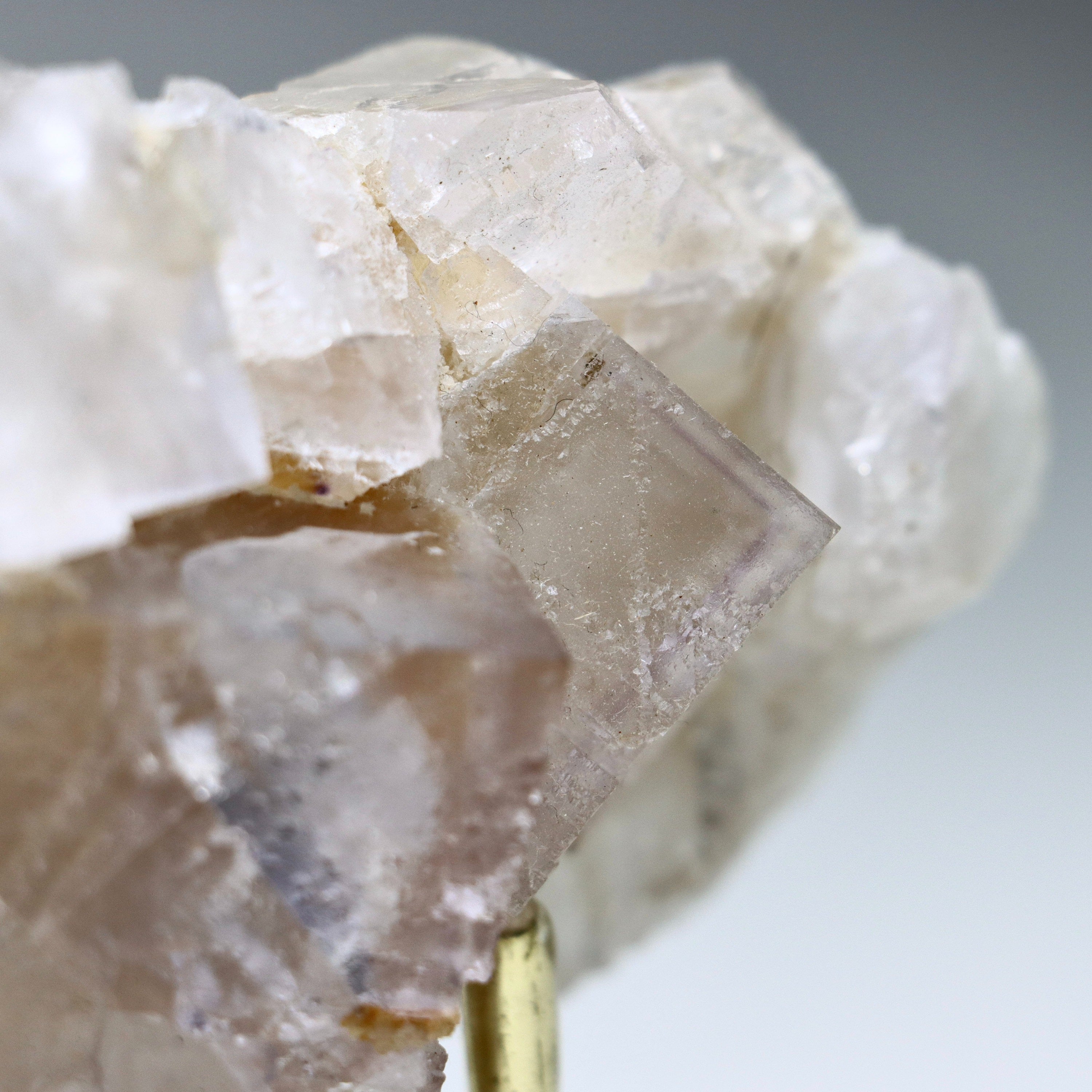 White Illinois Fluorite Cube