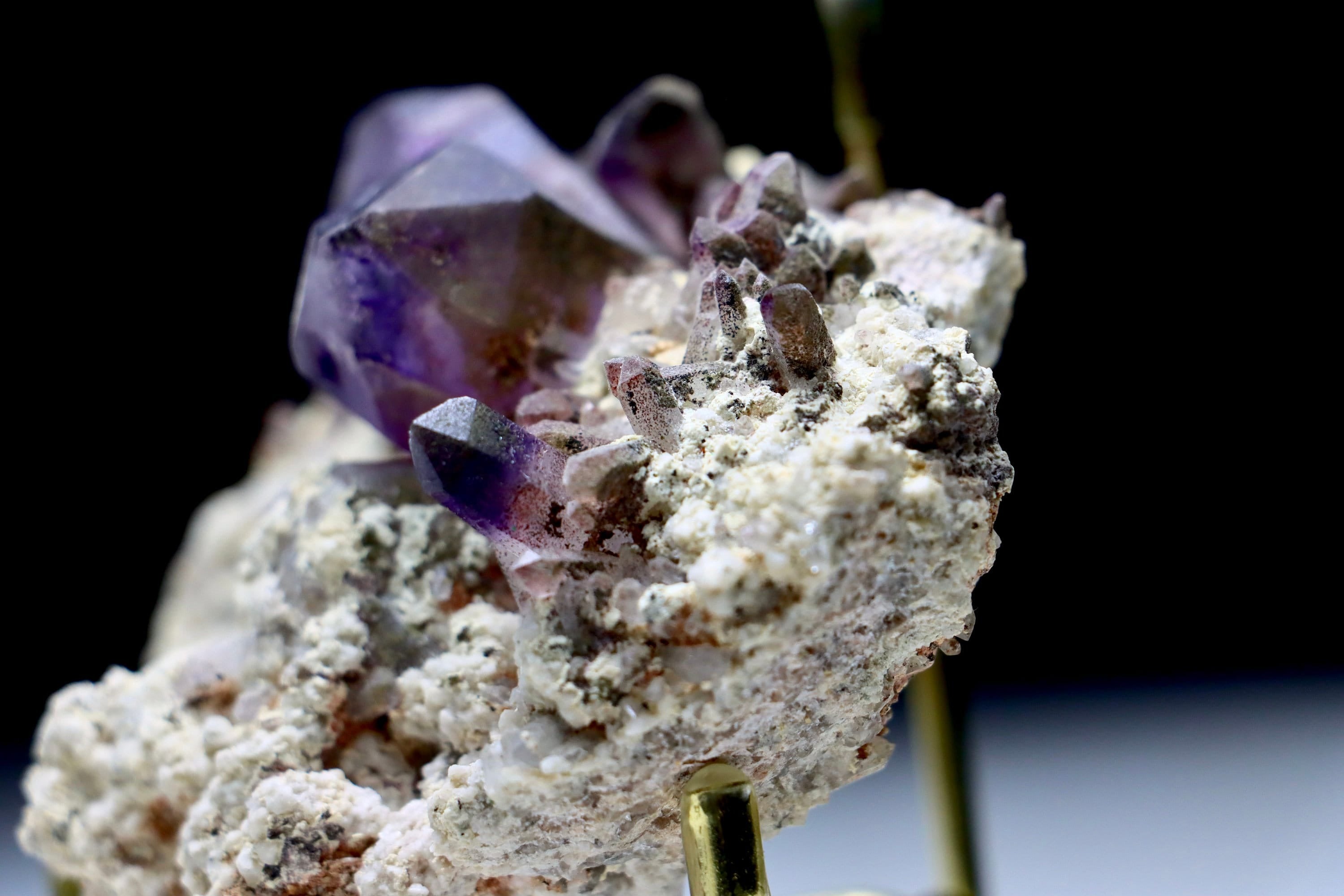 Phantom Brandberg Amethyst on Matrix | Natural Quartz Specimen