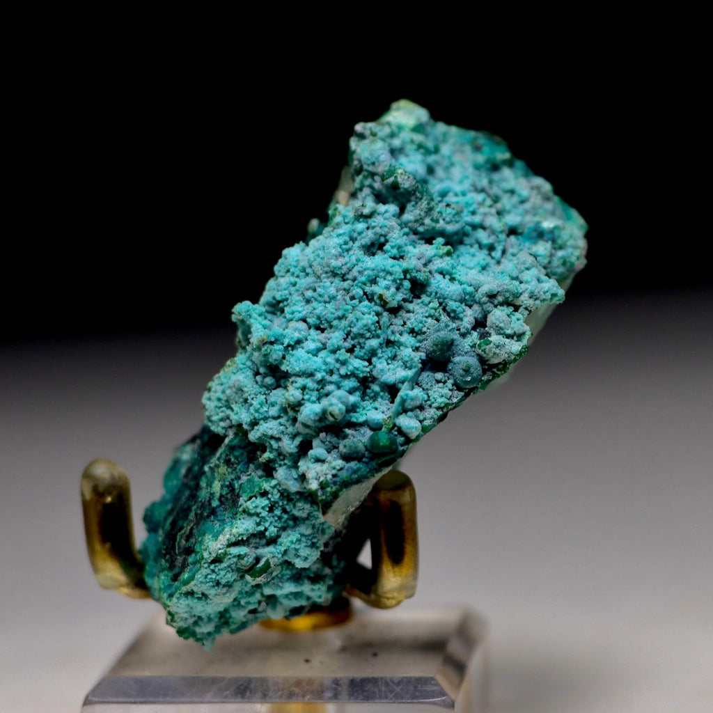 Chrysocolla on Quartz w/ Malachite