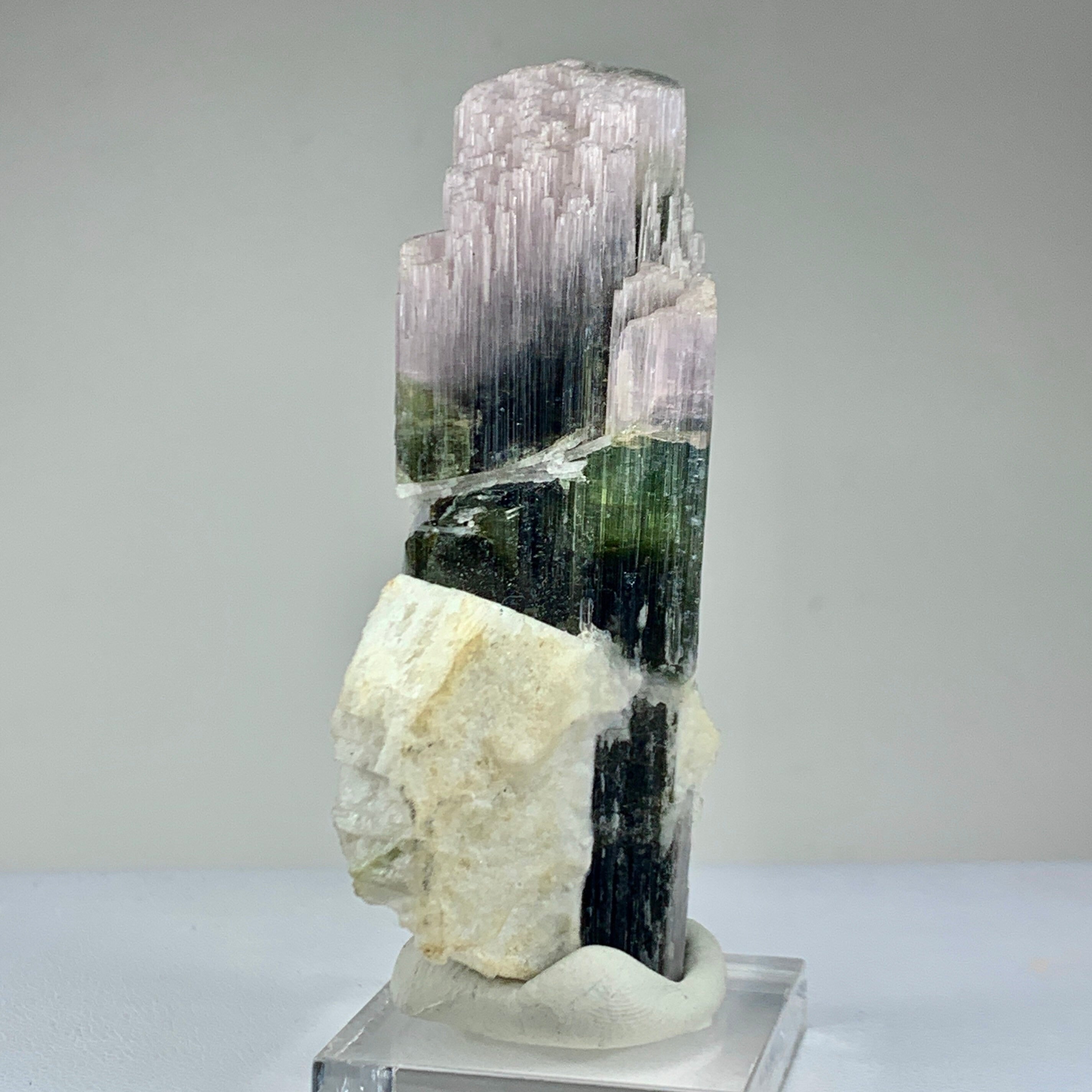 Tourmaline with Feldspar | Natural Tourmaline Mineral Specimen