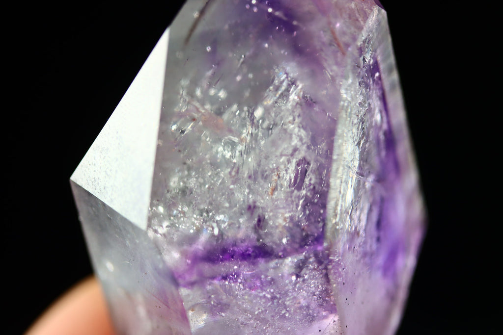Multiple Enhydro Phantom Brandberg Amethyst Crystal | Natural Amethyst from Namibia